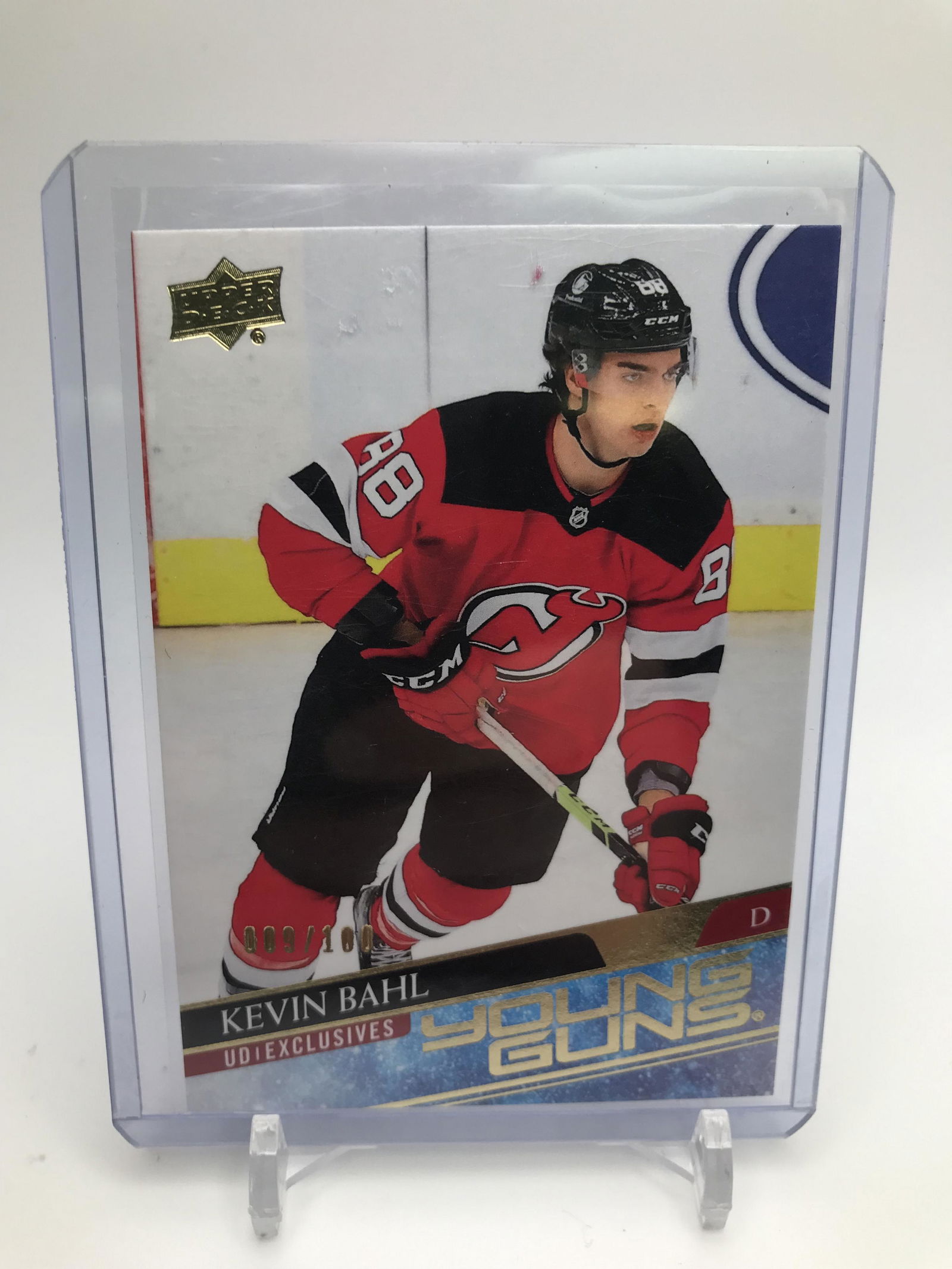 2020-21 UPPER DECK KEVIN BAHL YOUNG GUNS EXCLUSIVES 9/100 (1 of 2)