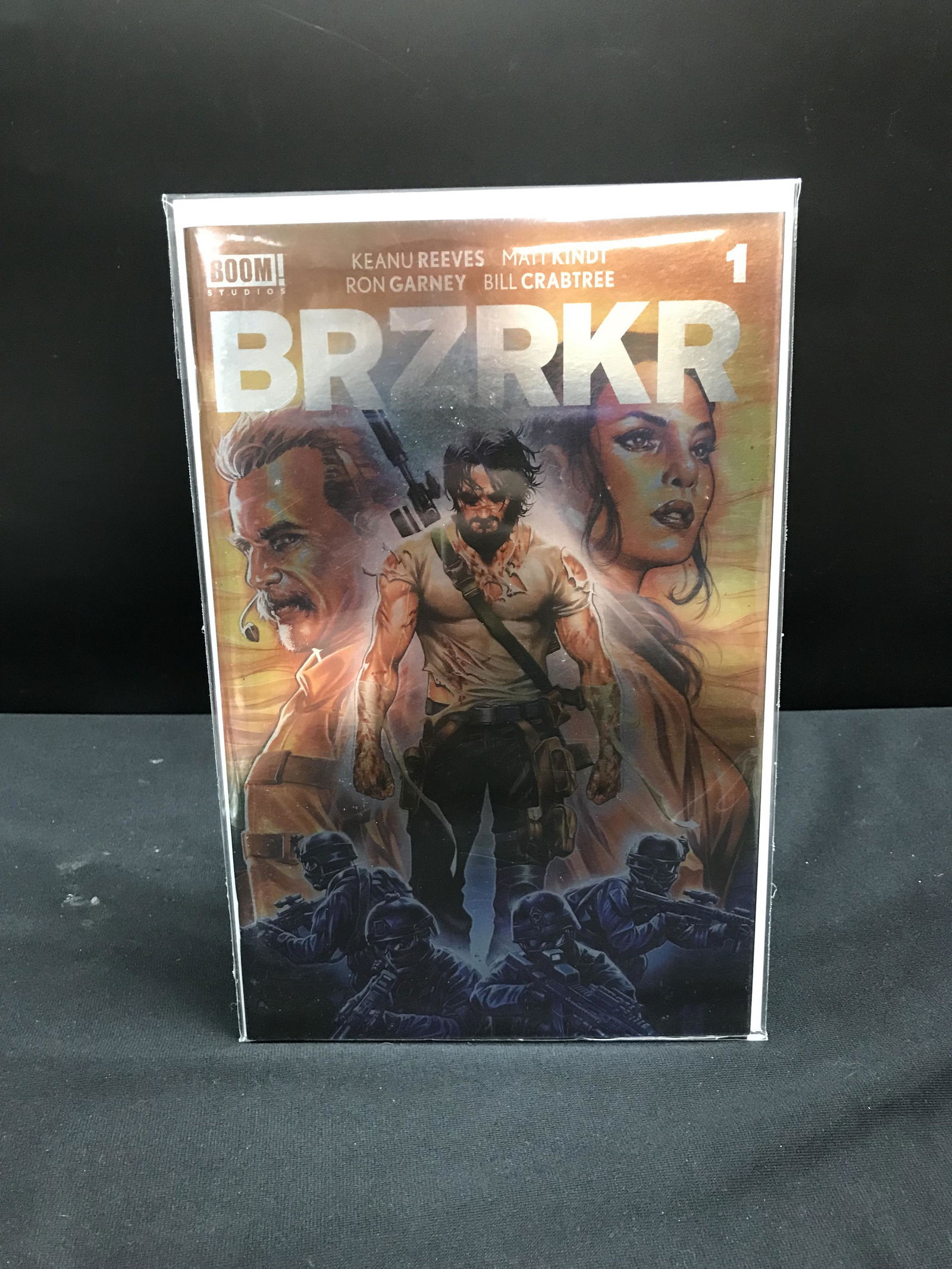 BOOM COMICS BRZRKR NO.1 FOIL VARIANT COVER (1 of 1)