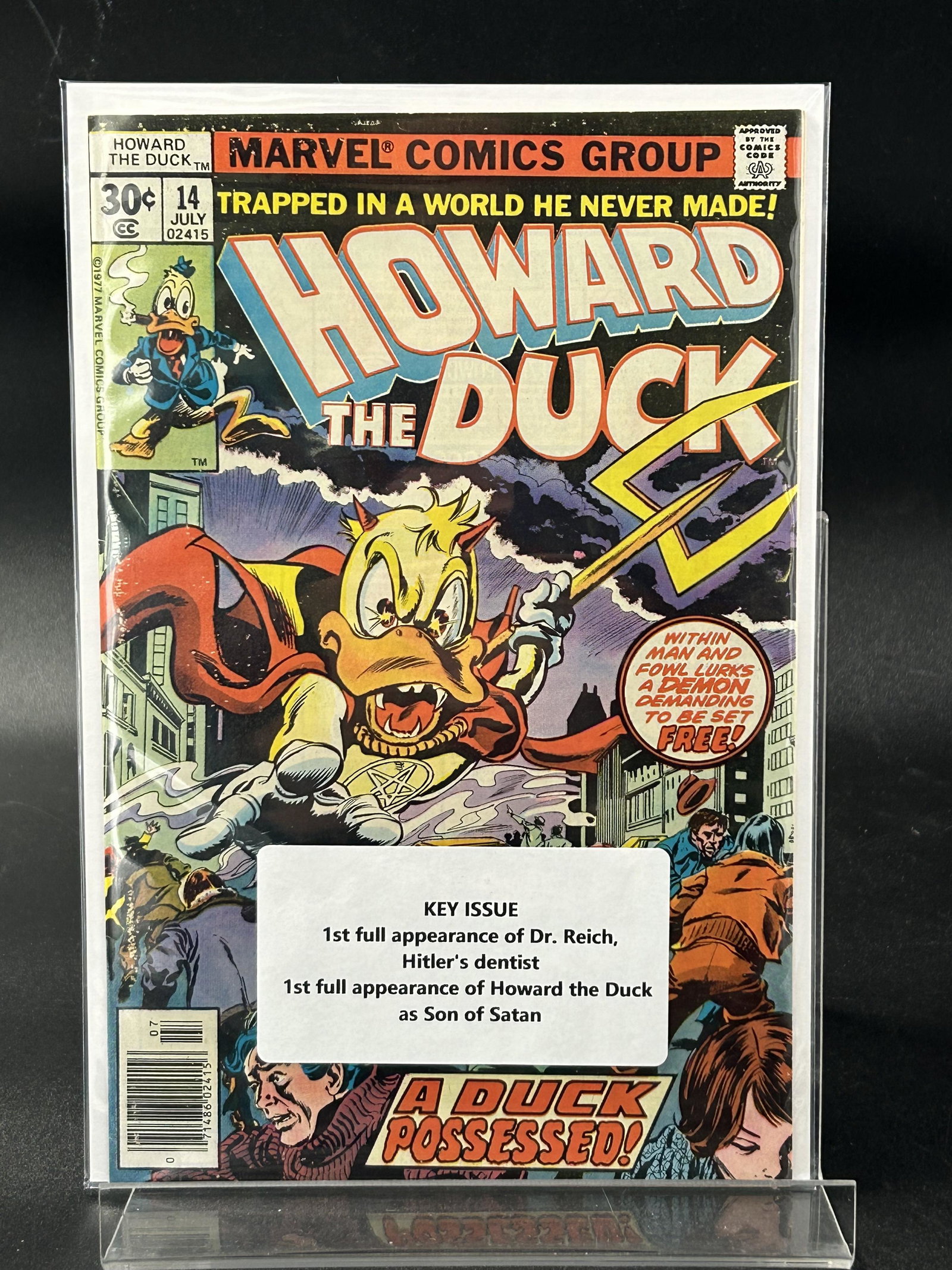 MARVEL COMICS HOWARD THE DUCK NO.14: MARVEL COMICS HOWARD THE DUCK NO.14