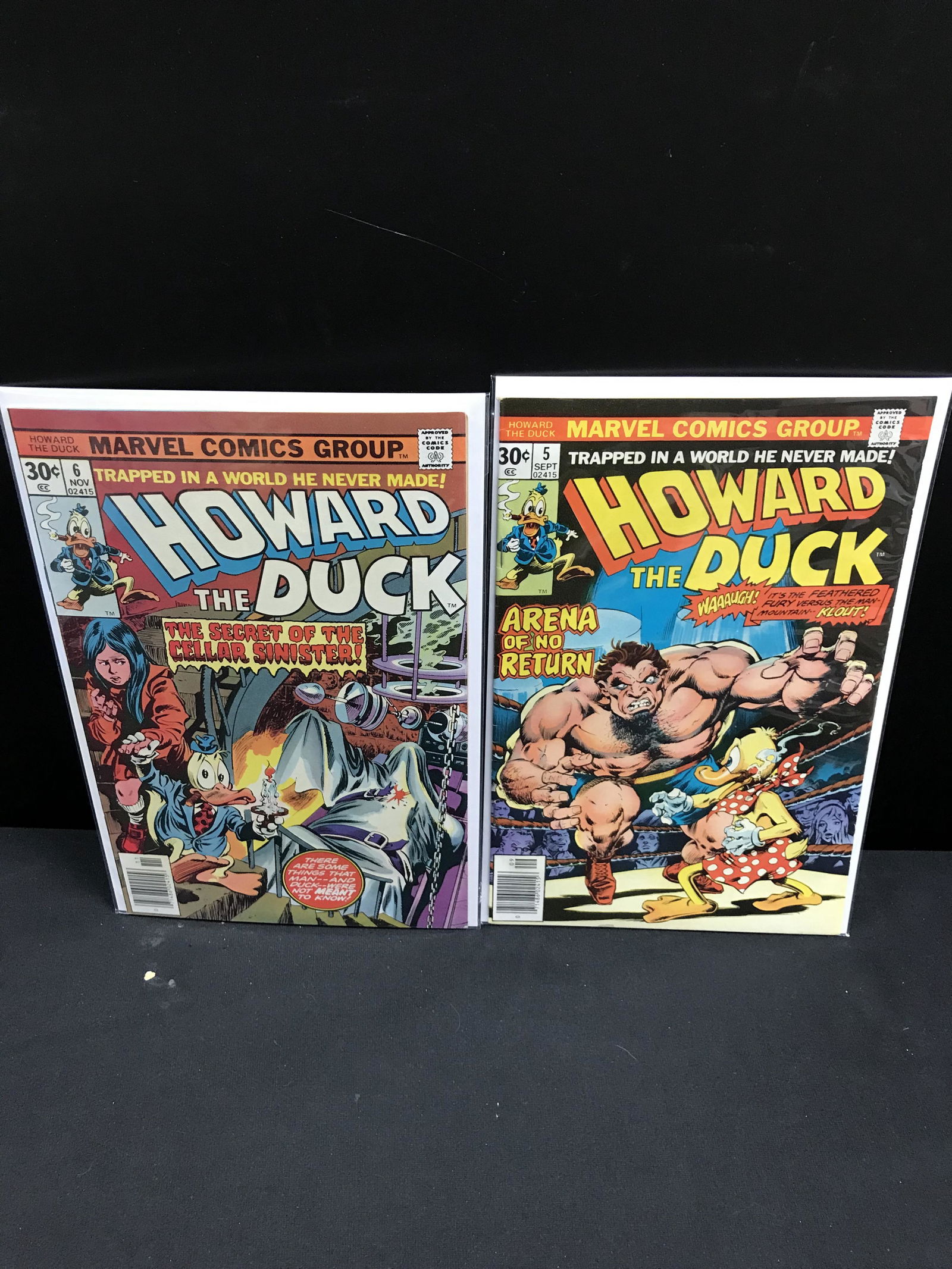 MARVEL COMICS HOWARD THE DUCK NO.5 AND 6 (1 of 1)