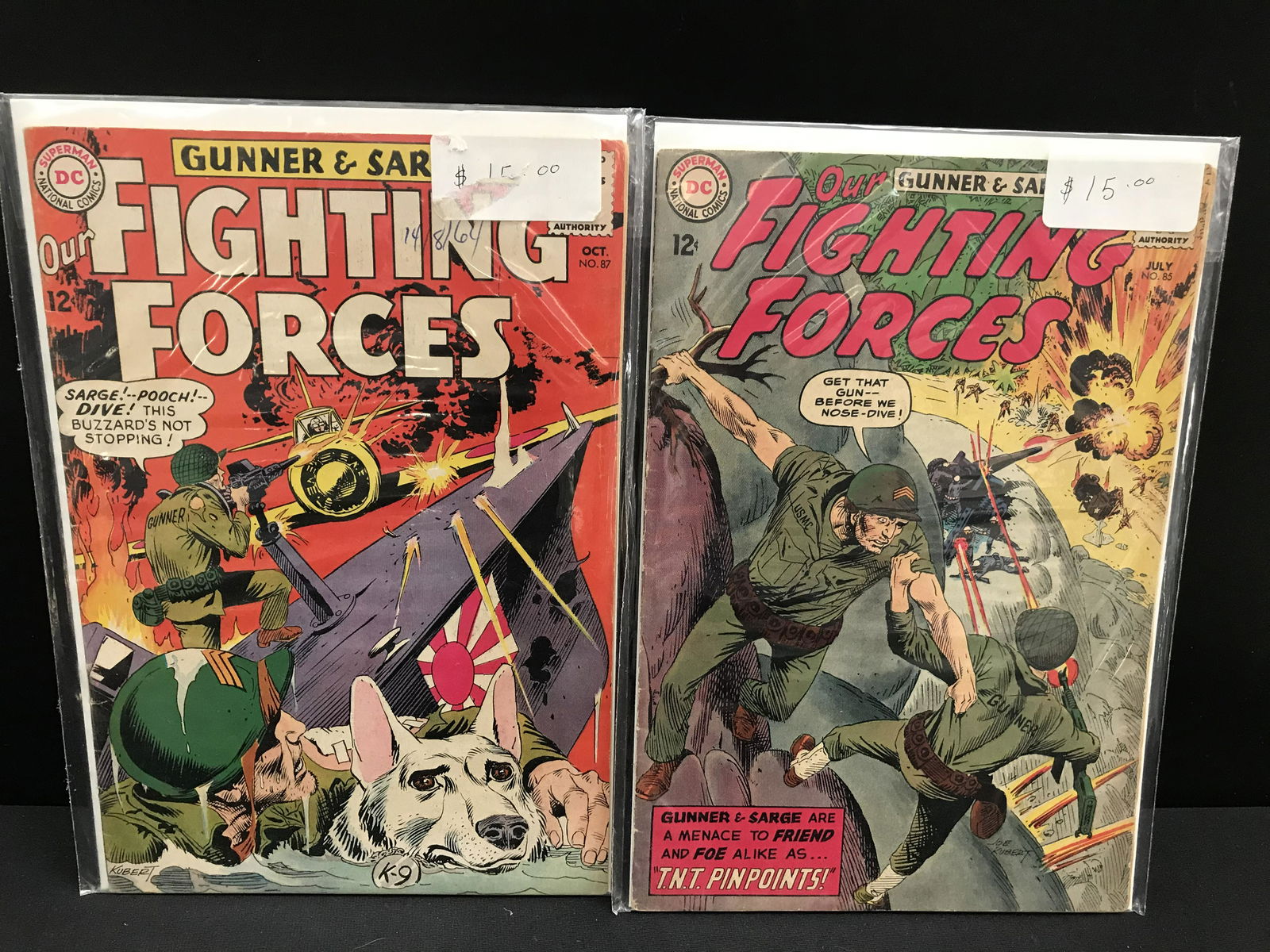 FIGHTING FORCES #85 AND #87 (DC COMICS) (1 of 1)