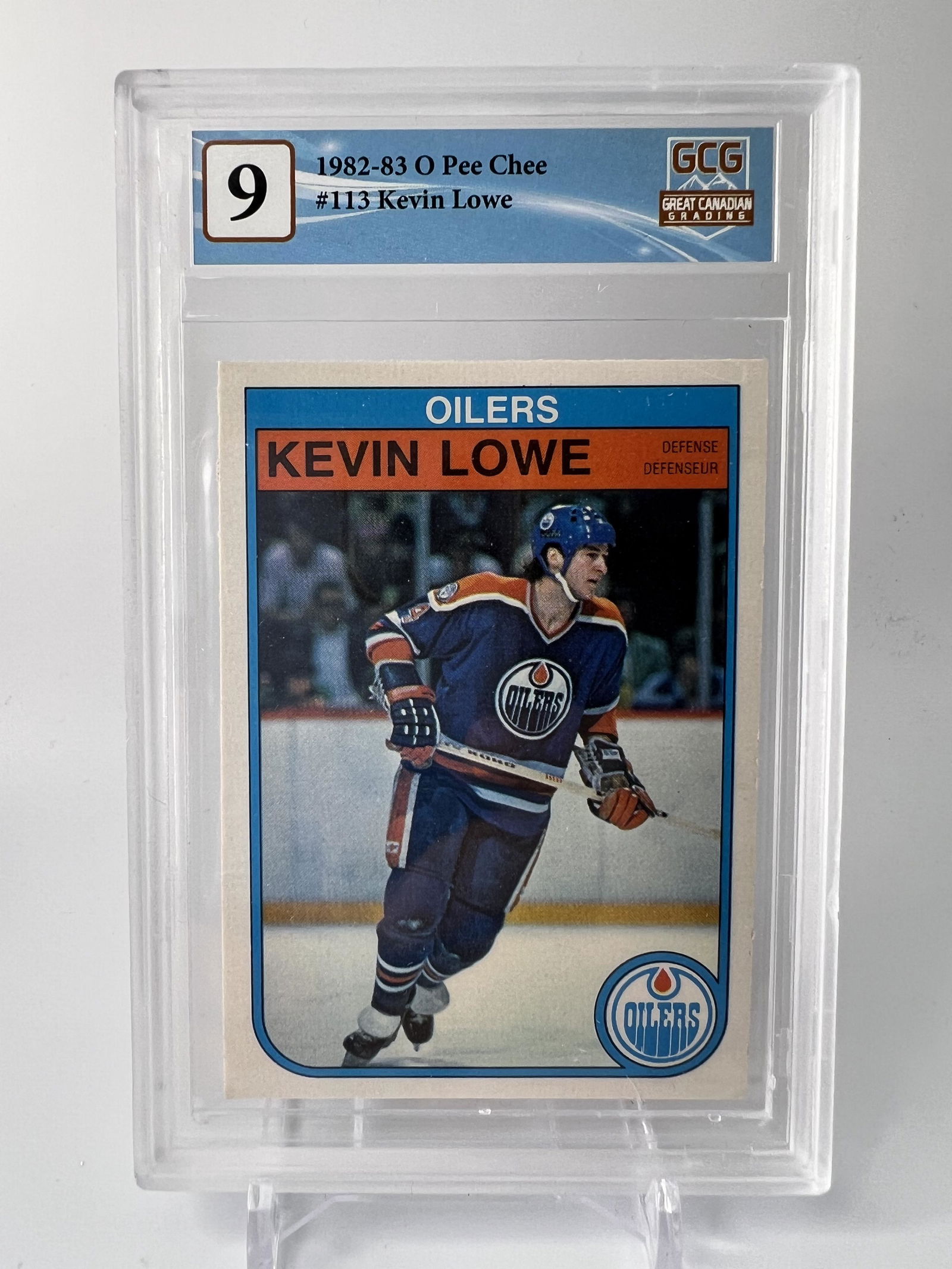 1982-83 OPC KEVIN LOWE (GCG 9) (1 of 1)