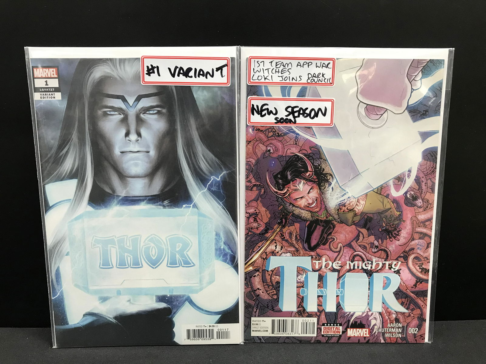 THOR #1 AND #2 (MARVEL COMICS) (1 of 1)