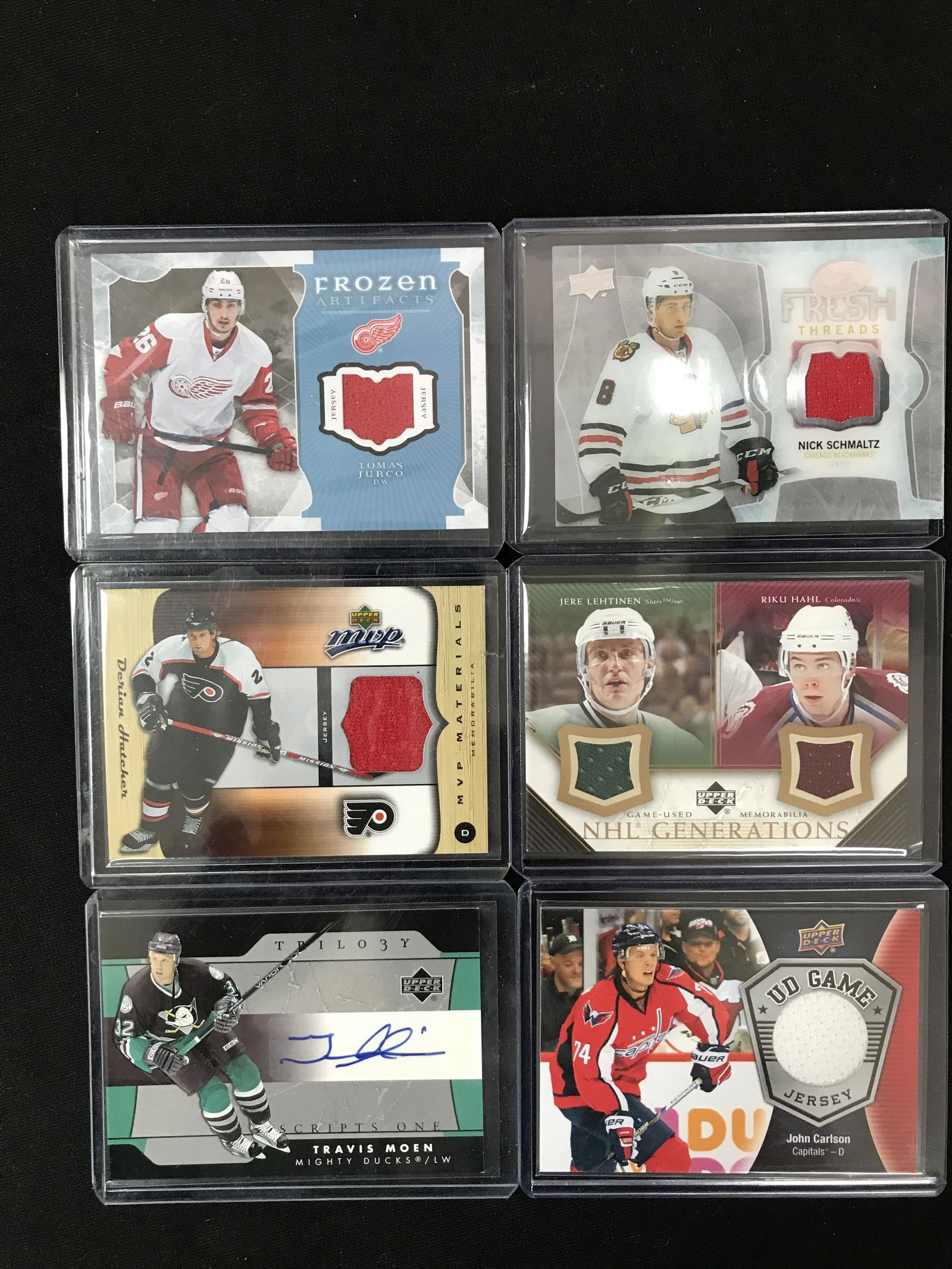 LOT OF 6 JERSEY/PATCH/SIGNED/ROOKIE CARDS (1 of 1)