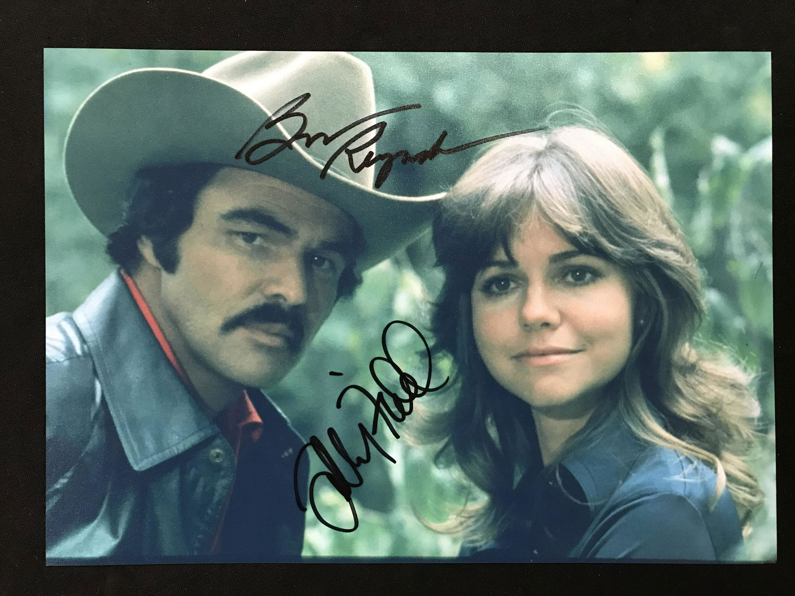 SIGNED BURT REYNOLDS/ SALLY FIELD SMOKEY AND THE BANDIT 8X10 (RA COA) (1 of 2)