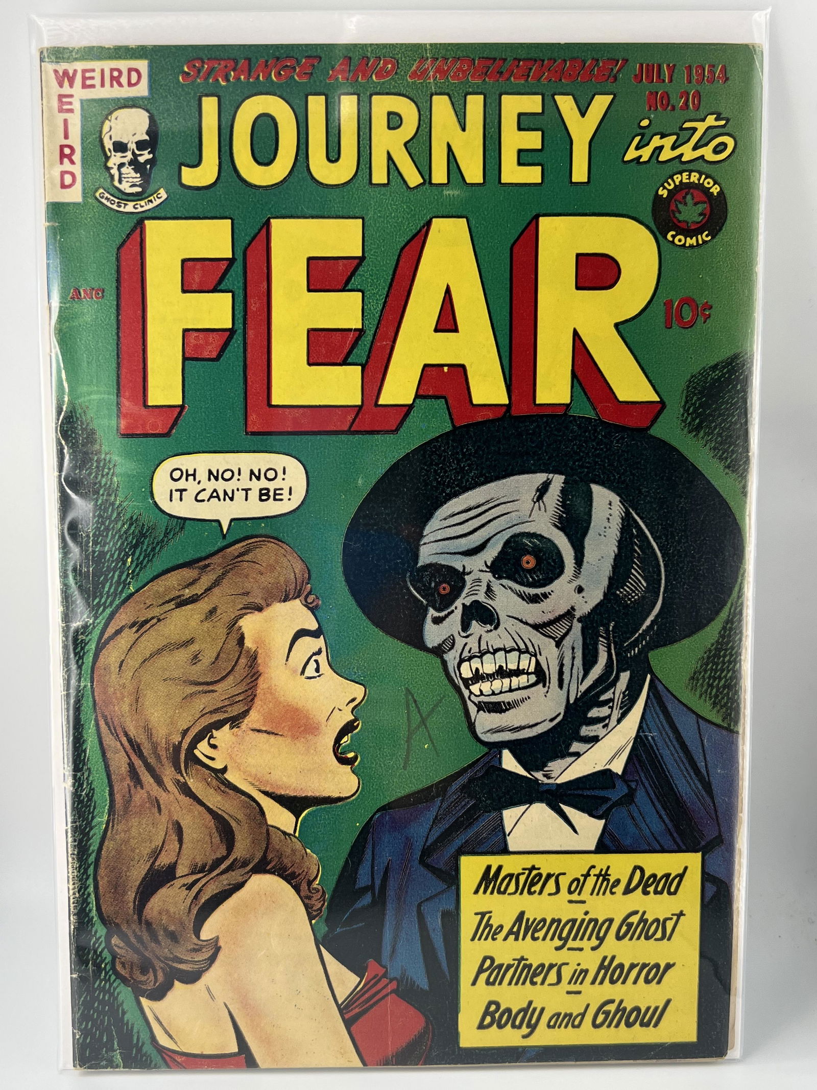 WEIRD COMICS JOURNEY INTO FEAR NO. 20 (1954) (1 of 1)