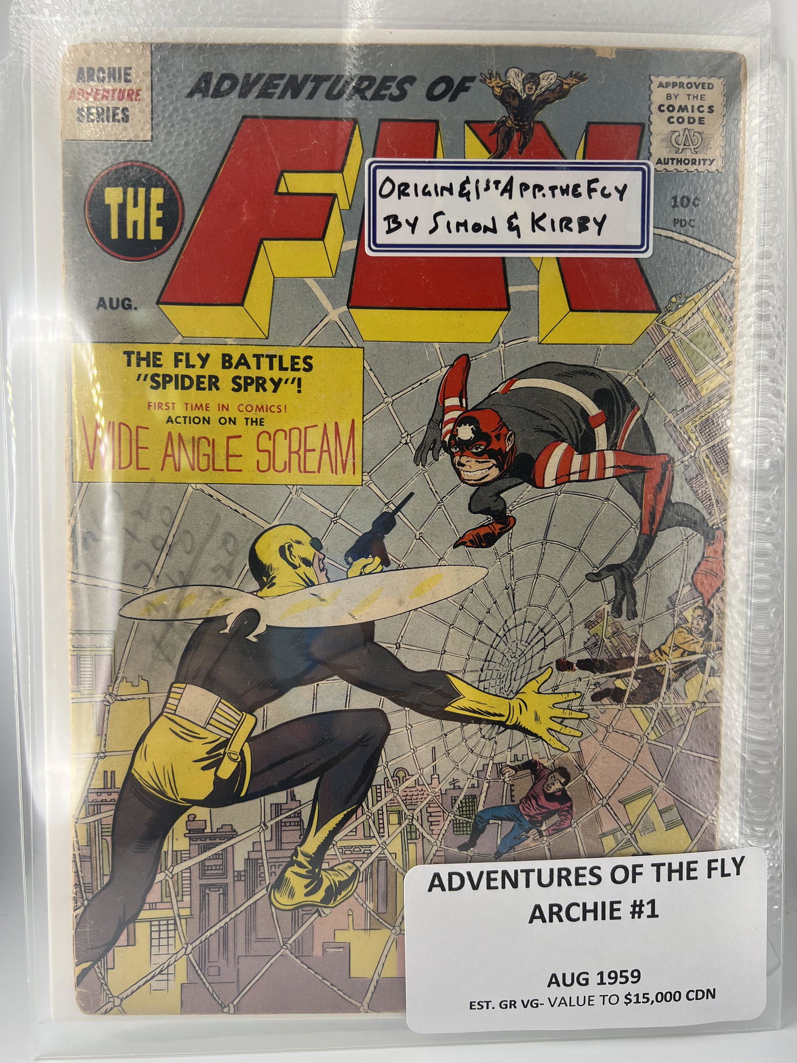 ADVENTURES OF THE FLY NO.1 (ARCHIE COMICS) (1 of 1)