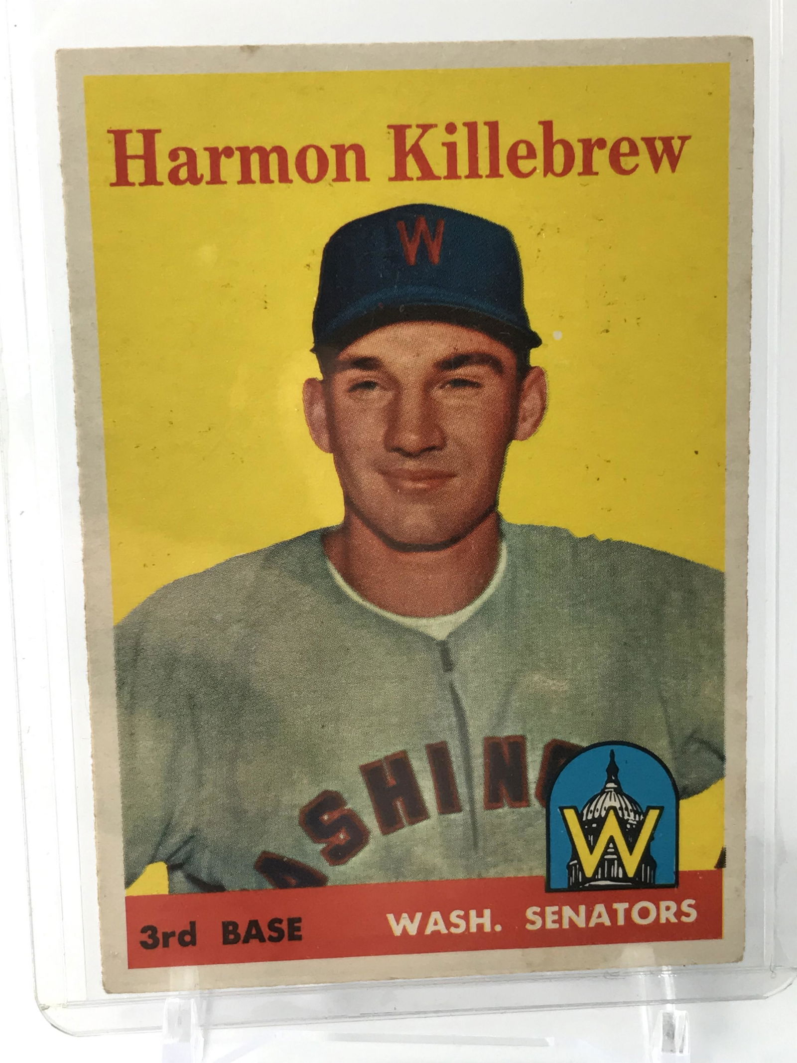 1958 TOPPS BASEBALL HARMON KILLEBREW NO. 288 (1 of 2)
