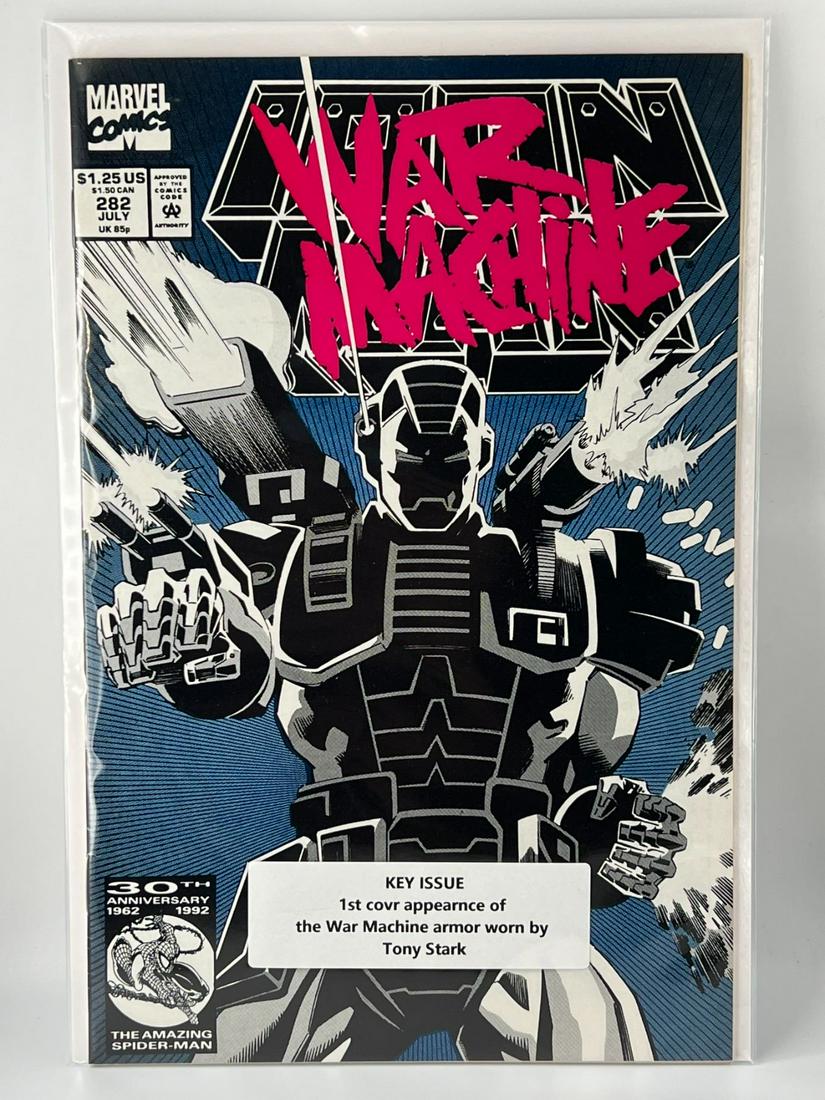 WAR MACHINE NO. 282 (MARVEL COMICS) 1ST APP WAR MACHINE ARMOR WORN BY TONY STARK (1 of 1)