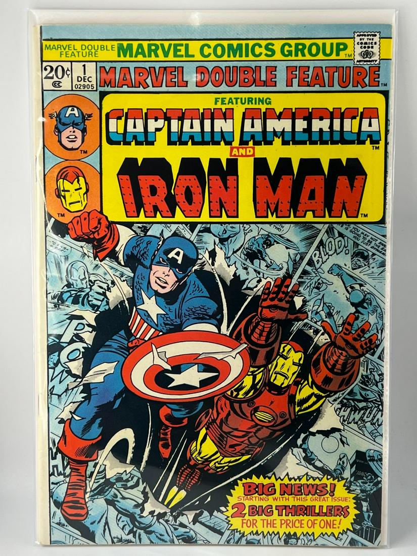 MARVEL COMICS DOUBLE FEATURE CAPTAIN AMERICA NAD IRON MAN NO.1 (1 of 1)