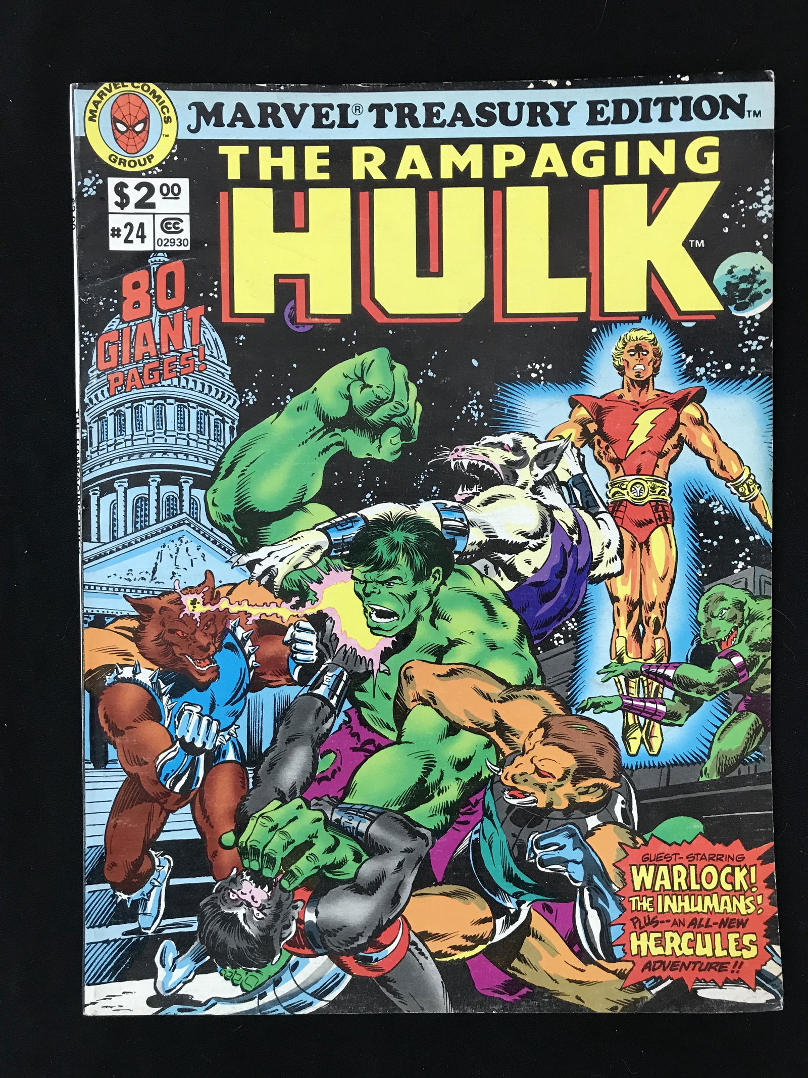 MARVEL COMICS TREASURY EDITION THE RAMPAGING HULK NO.24 (1 of 1)