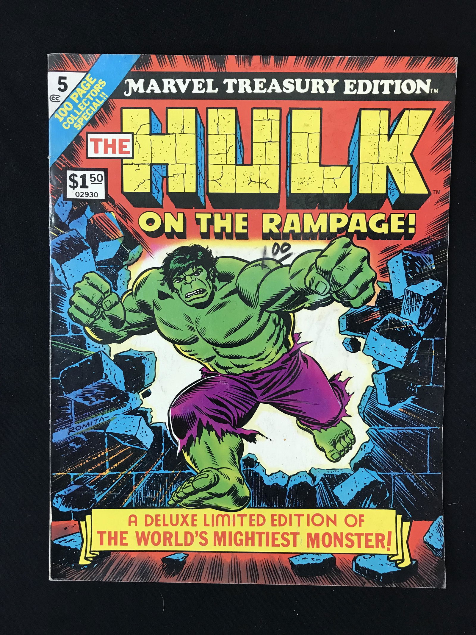MARVEL COMICS TREASURY EDITION THE HULK NO.5 (1 of 1)