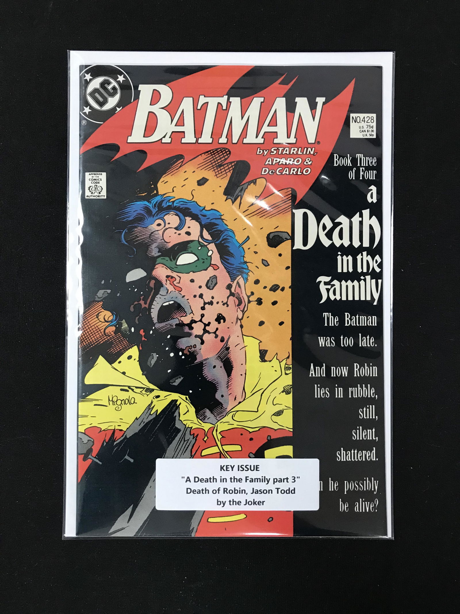 DC COMICS BATMAN DEATH ON THE FAMILY NO.3 (KEY ISSUE) (1 of 1)