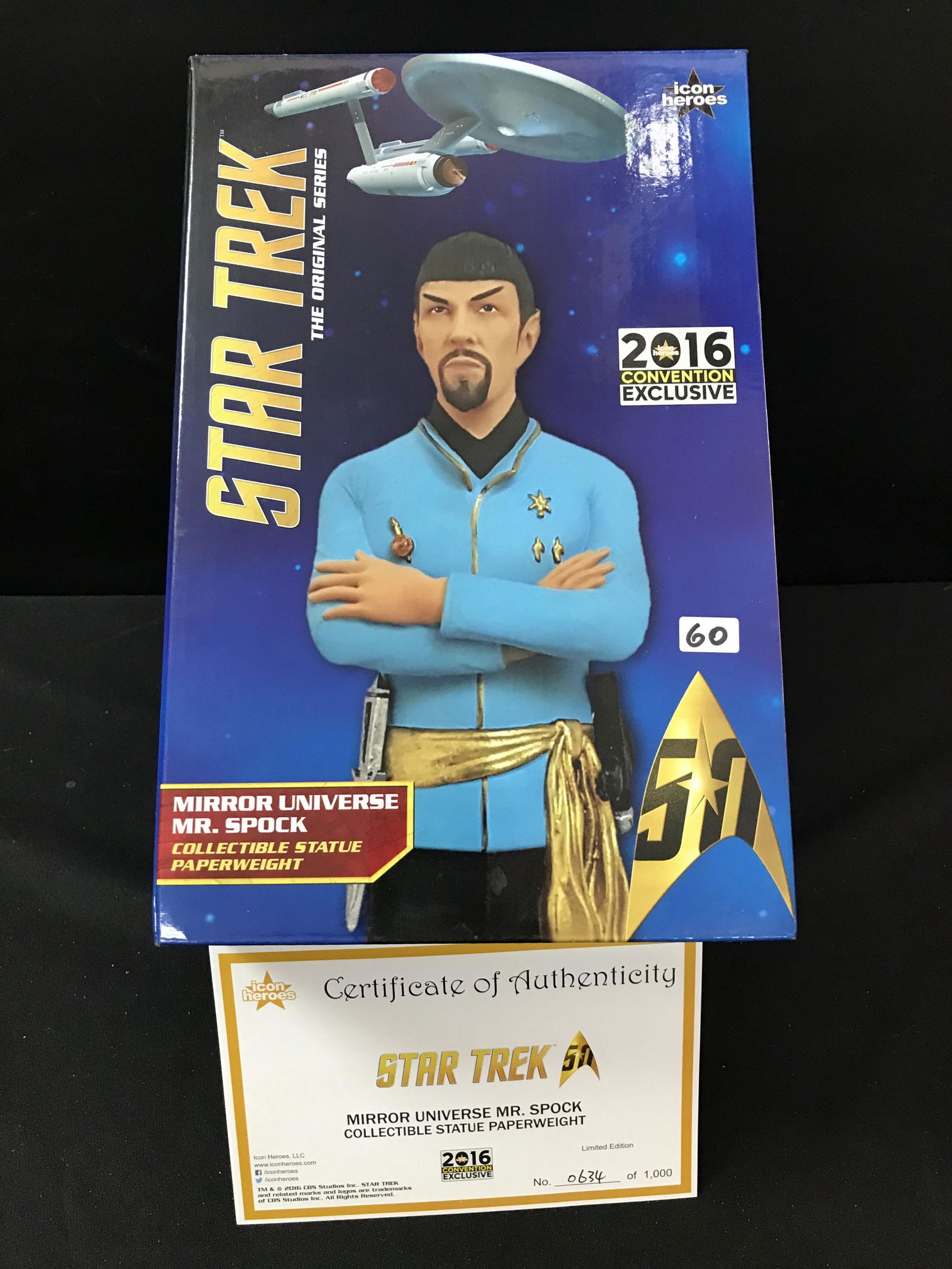 NEW IN BOX LTD. EDITION STAR TREK DR. SPOCK STATUE (1 of 1)