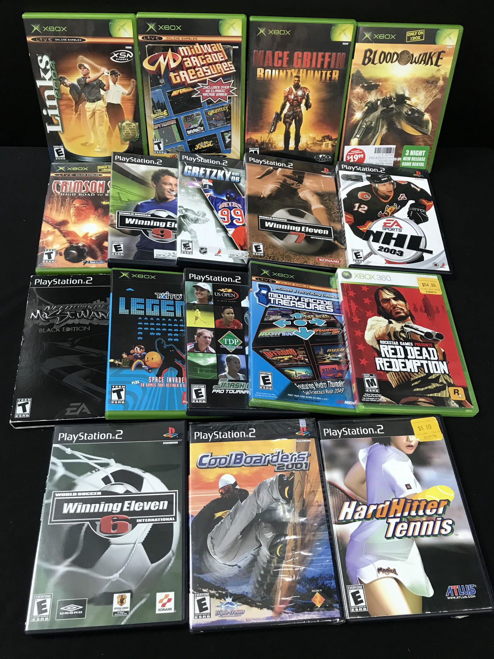 LARGE XBOX AND PLAYSTATION VIDEO GAME LOT (1 of 1)