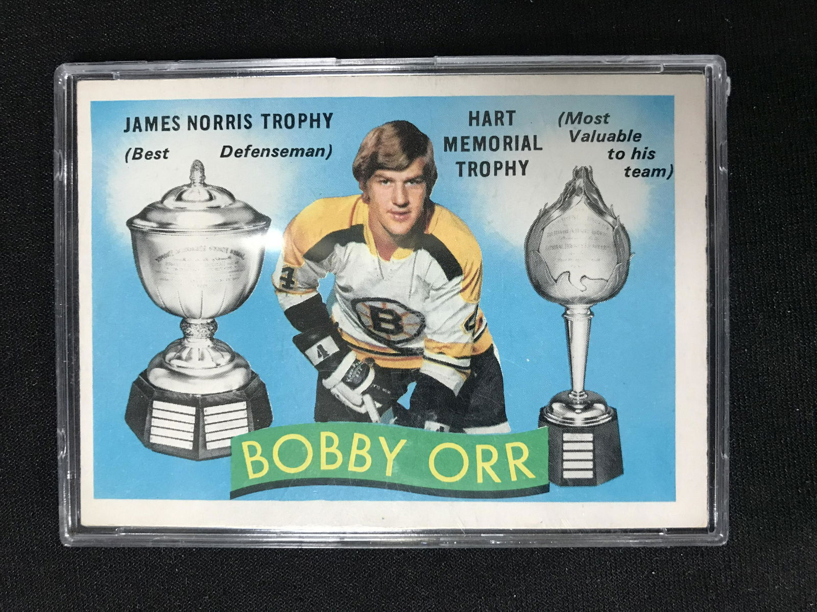 1971-72 O-PEE-CHEE BOBBY ORR NORRIS TROPHY WINNER (1 of 2)