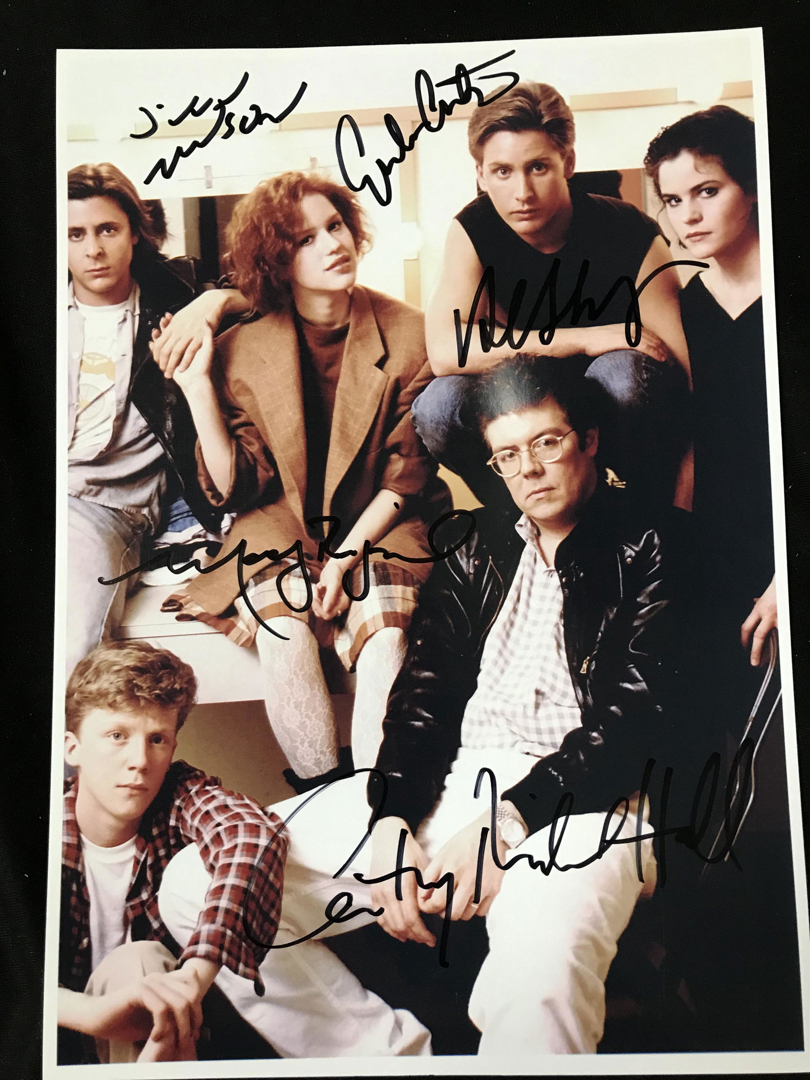 THE BREAKFAST CLUB CAST SIGNED 8X10 (RA COA) (1 of 2)