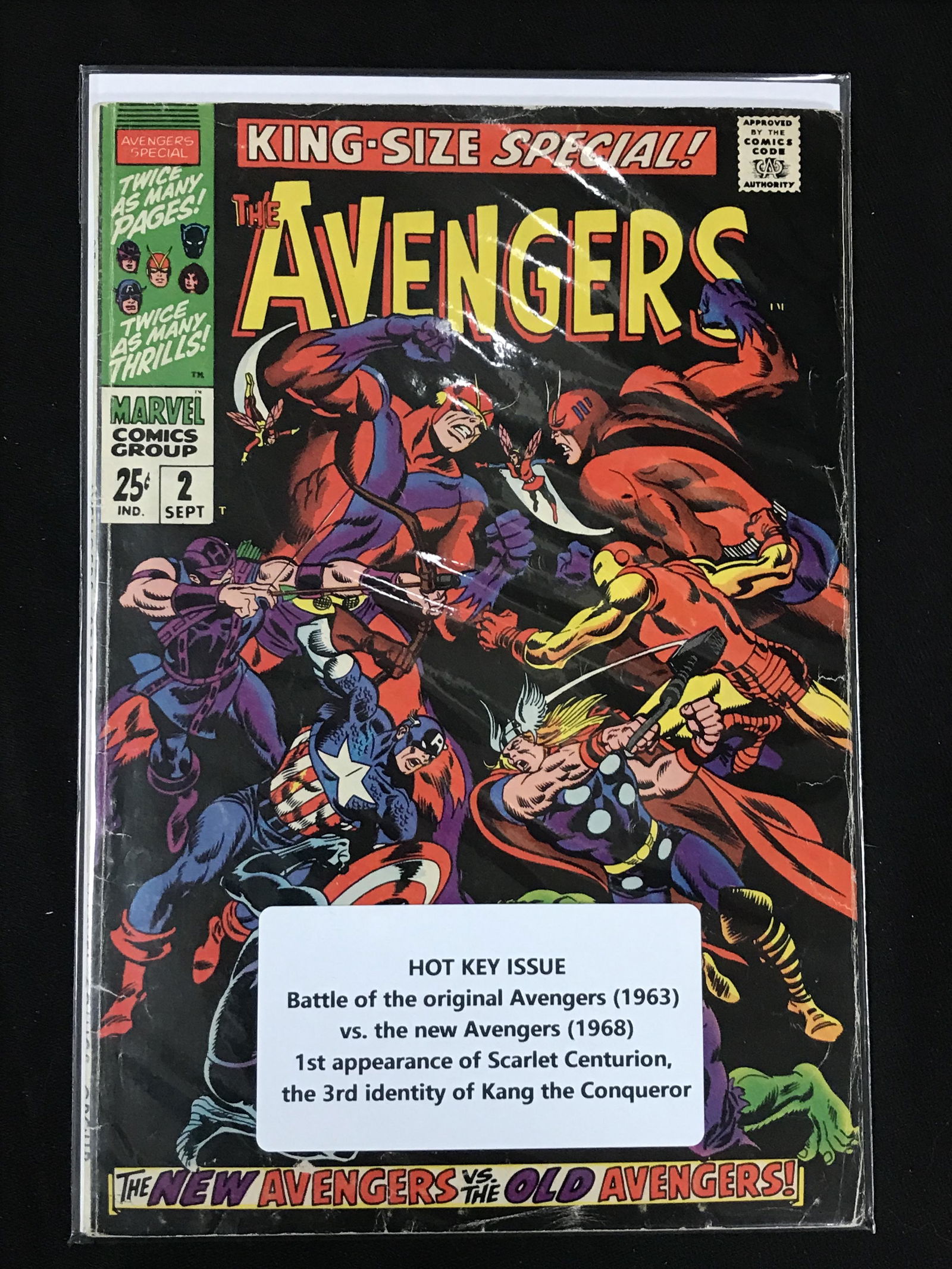 MARVEL COMCIS KING SIZE ANNUAL NO.2 (BIG KEY) (1 of 1)