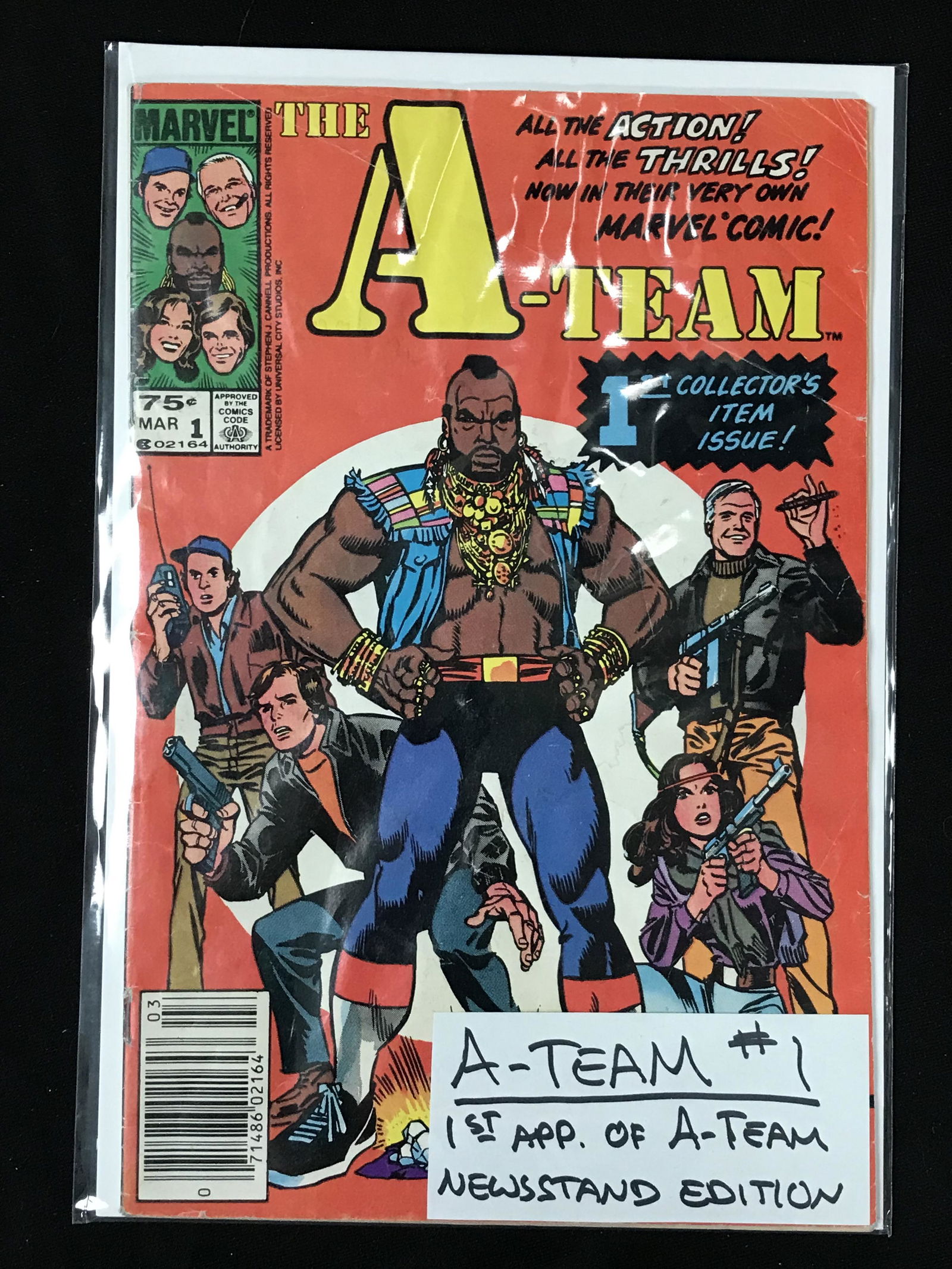 MARVEL COMICS THE A TEAM NO.1 (1 of 1)