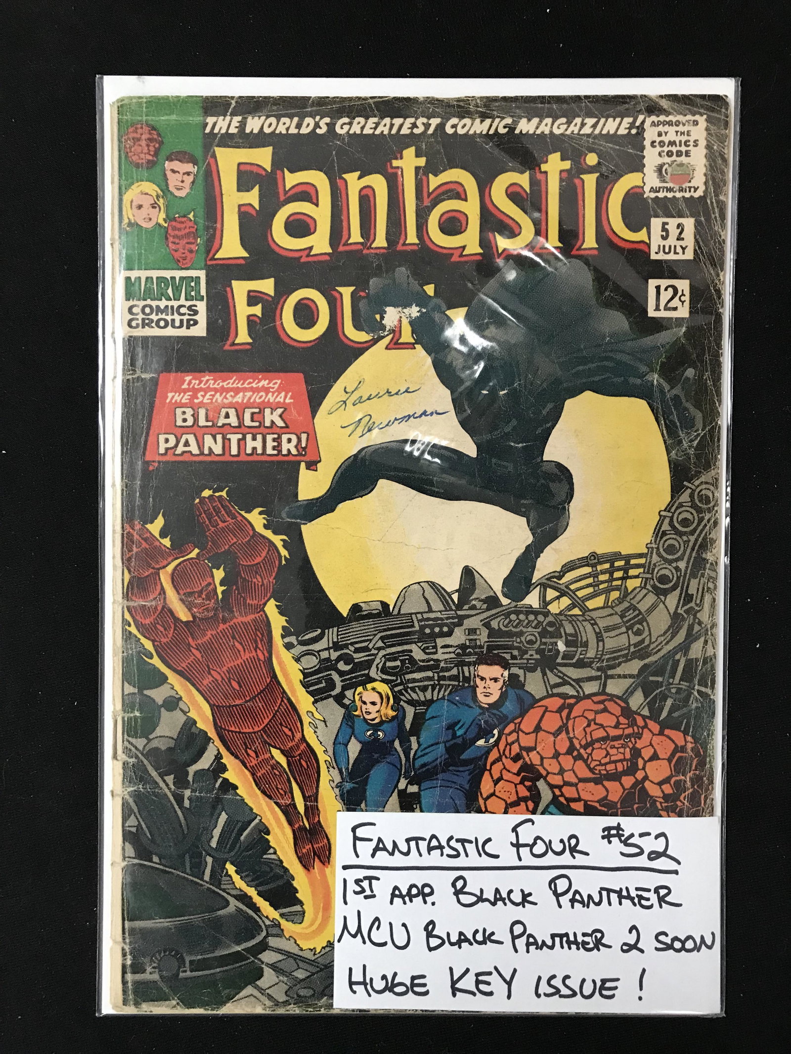 MARVEL COMICS FANTASTIC FOUR NO.52 (1ST APPEARANCE BLACK PANTHER): MARVEL COMICS FANTASTIC FOUR NO.52 (1ST APPEARANCE BLACK PANTHER)