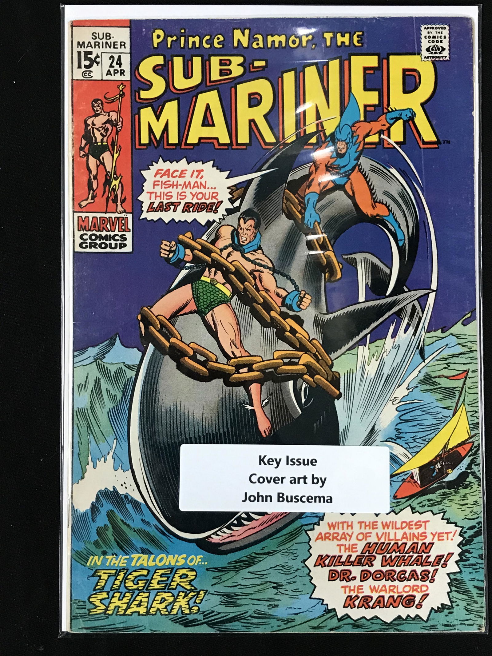 MARVEL COMICS SUB-MARINER NO.24 KEY ISSUE (1 of 1)