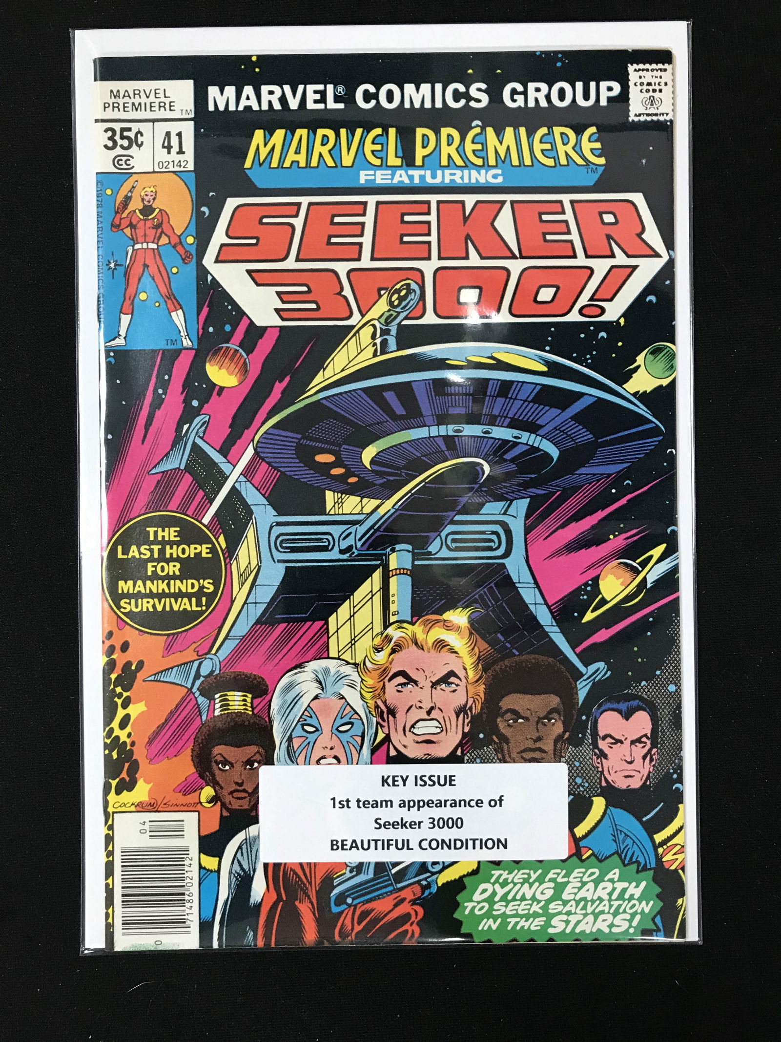 MARVEL COMICS SEEKER 3000 NO.41 FIRST APPEARANCE SEEKER 3000: MARVEL COMICS SEEKER 3000 NO.41 FIRST APPEARANCE SEEKER 3000