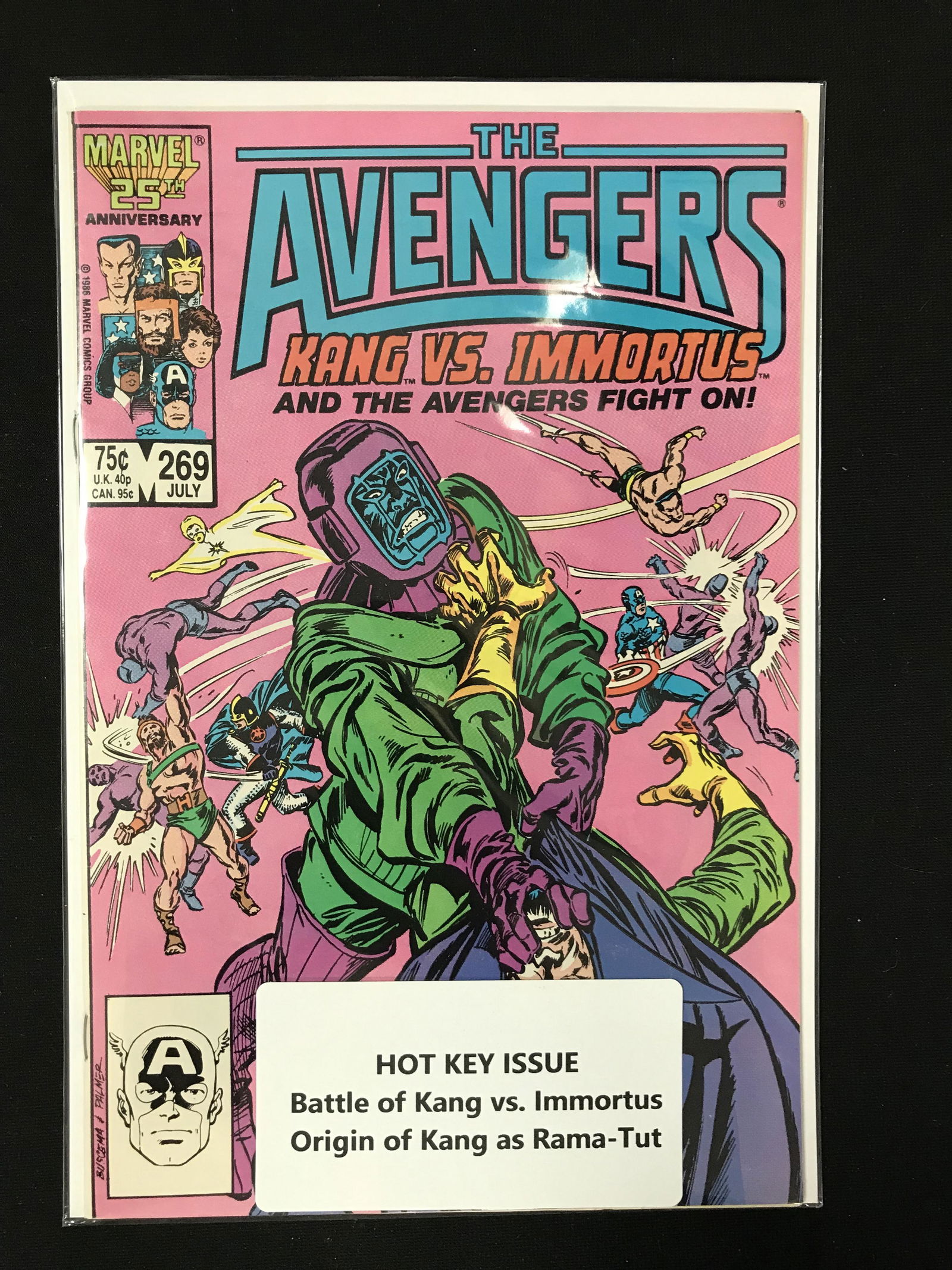 MARVEL COMICS THE AVENGERS NO.269 HOT KEY ISSUE (1 of 1)