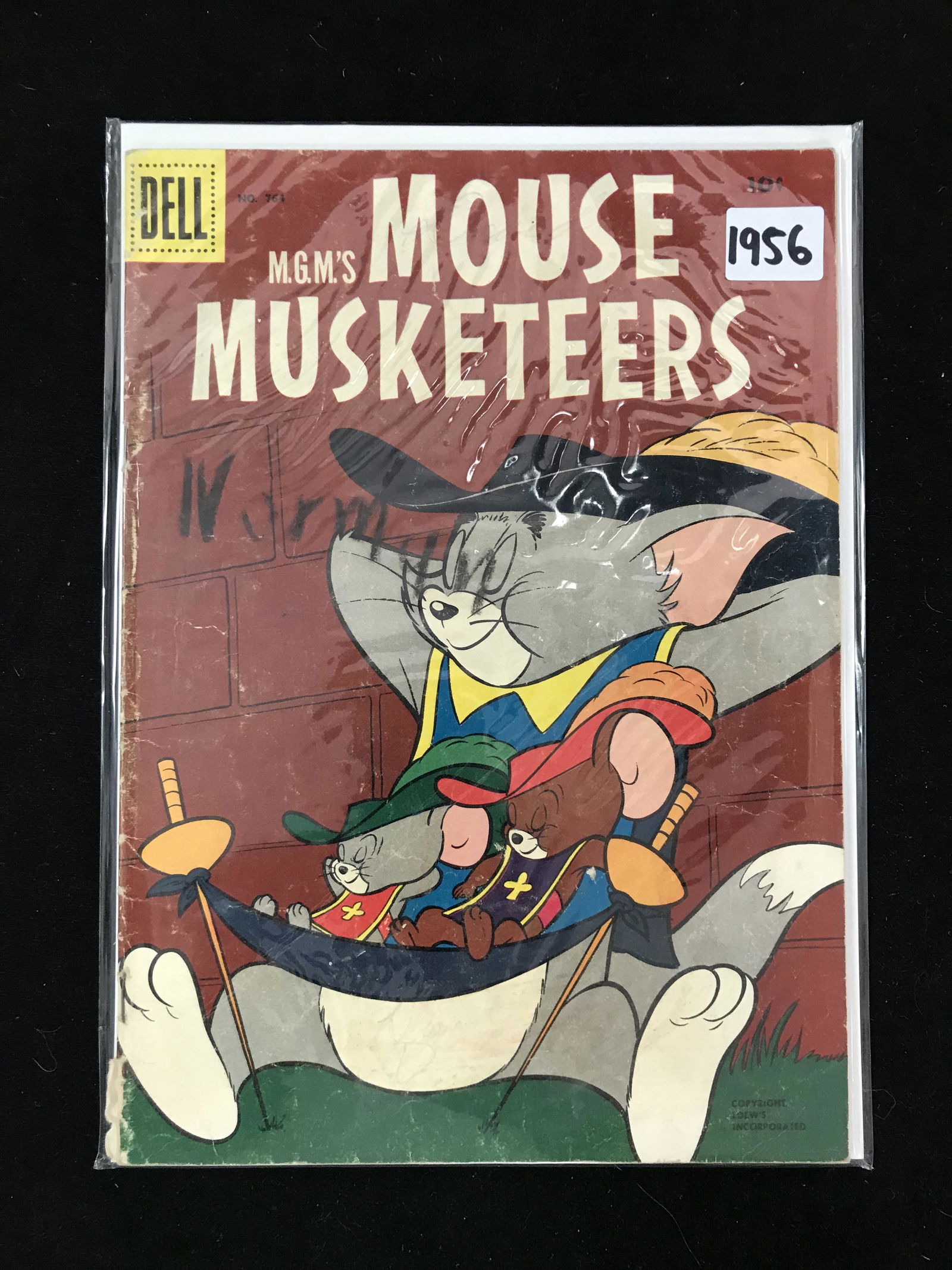 1956 DELL COMICS MOUSE MUSKETEERS NO. 764 (1 of 1)