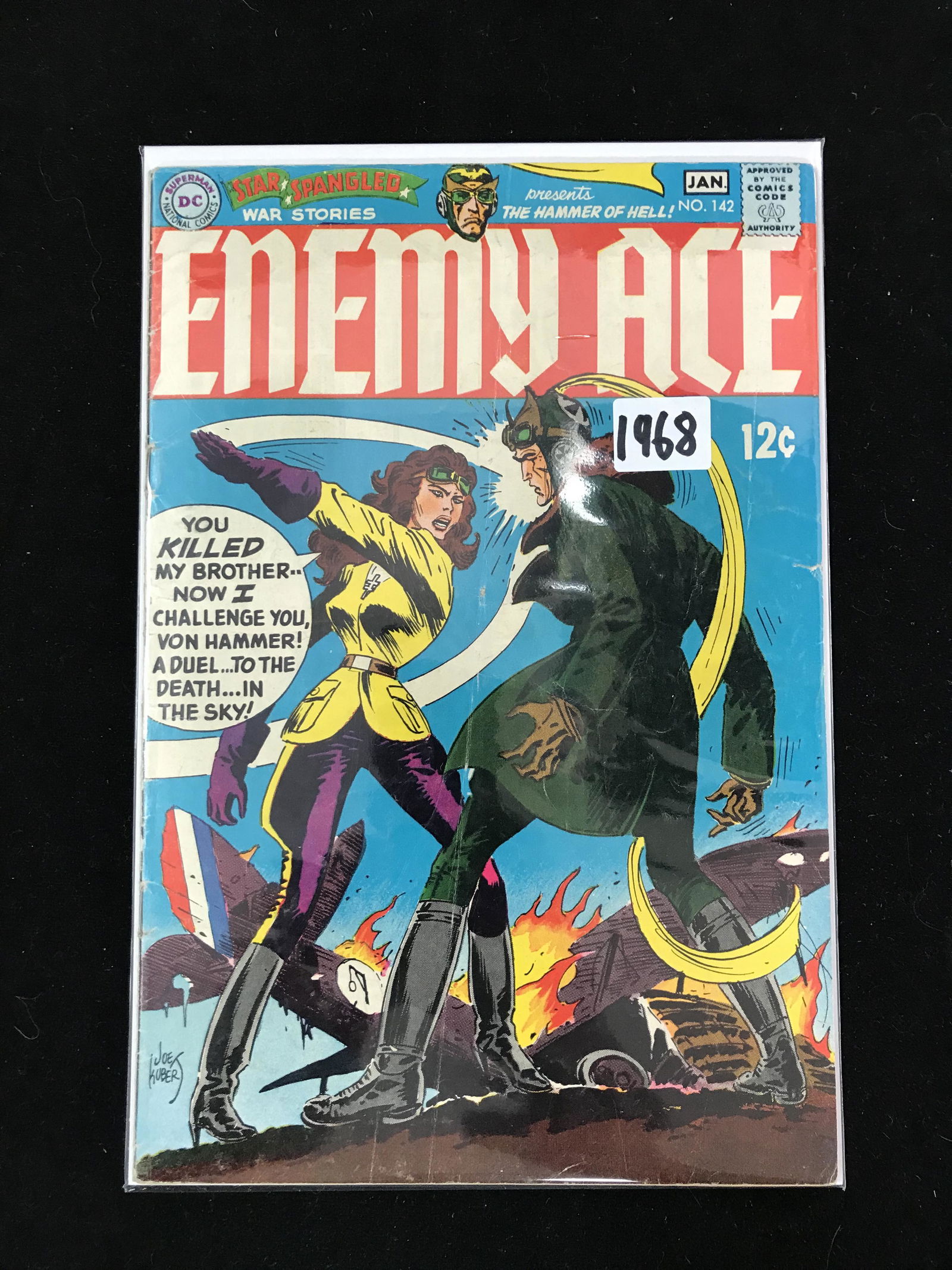 1968 DC COMICS ENEMY ACE NO. 142 (1 of 1)