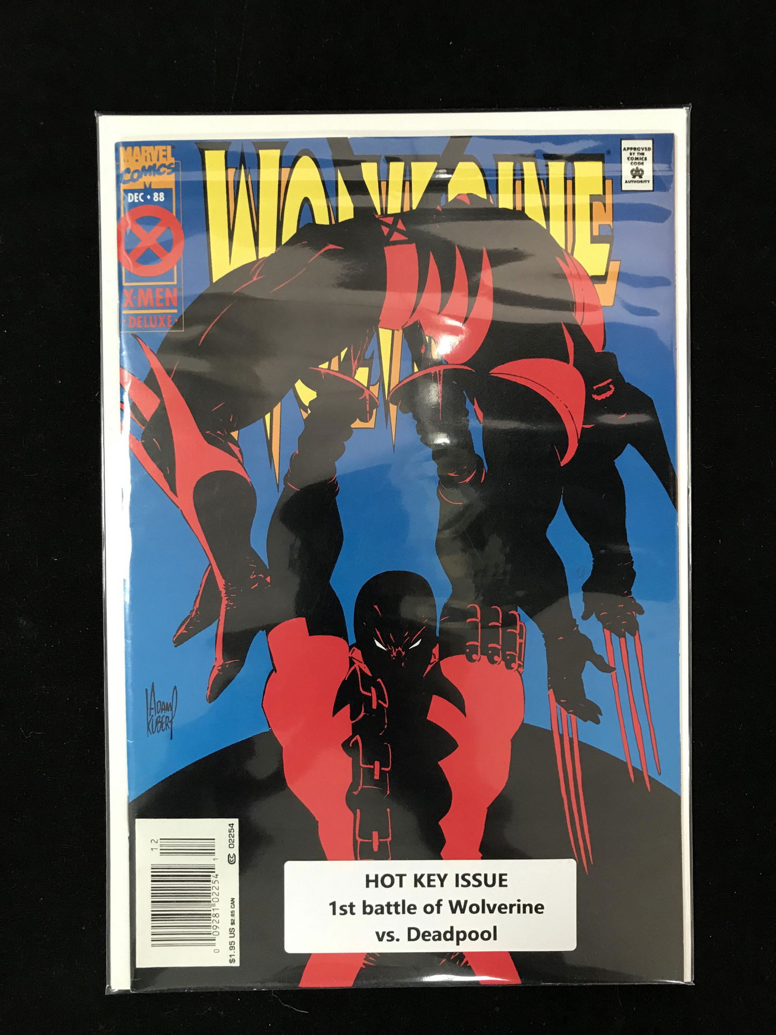 MARVEL COMICS WOLVERINE NO. 88 (1ST BATTLE WOLVERINE X DEADPOOL) (1 of 1)