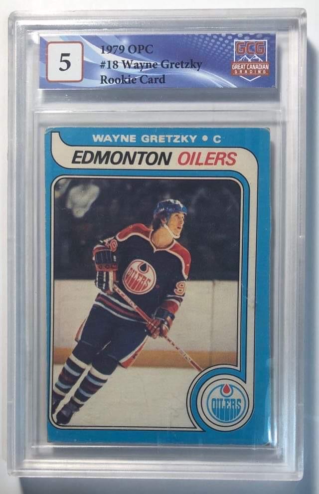 1979-80 OPC WAYNE GRETZKY ROOKIE CARD (GCG 5) (1 of 2)