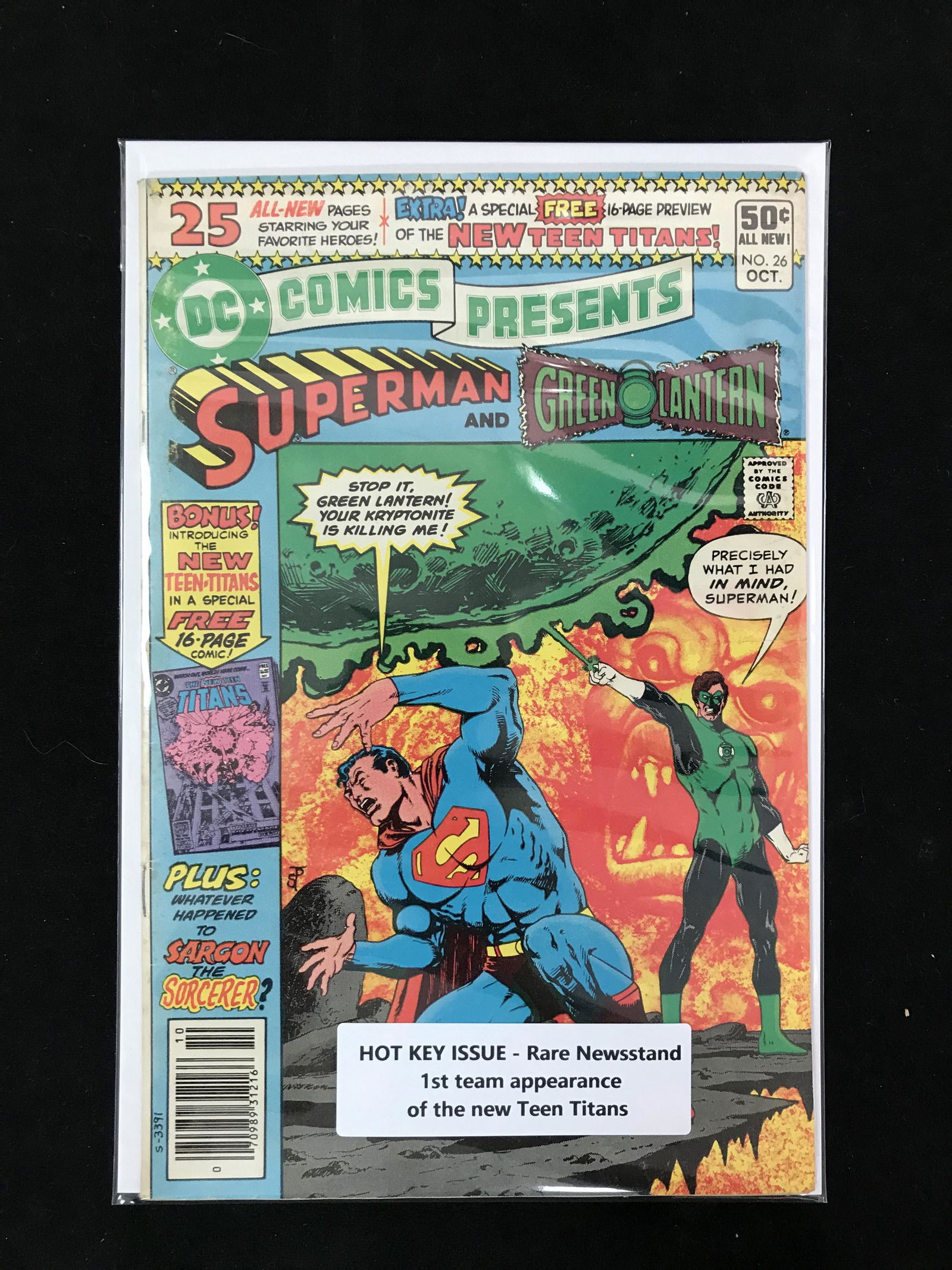 DC COMICS SUPERMAN X GREEN LANTERN NO. 26 (1 of 1)