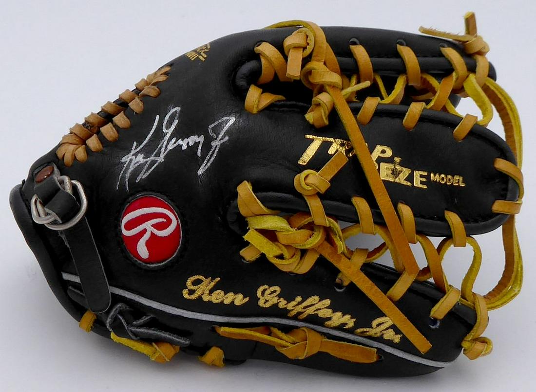 KEN GRIFFEY JR. SIGNED RAWLINGS BASEBALL JERSEY (BECKETT COA) (1 of 2)