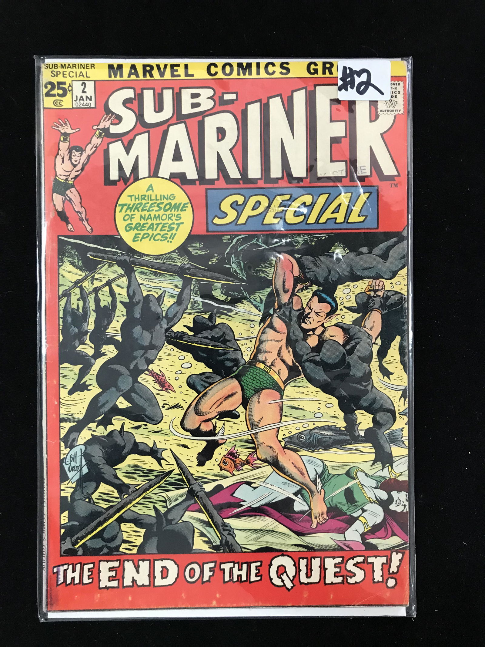 MARVEL COMICS SUB-MARINER NO. 2 (1 of 1)