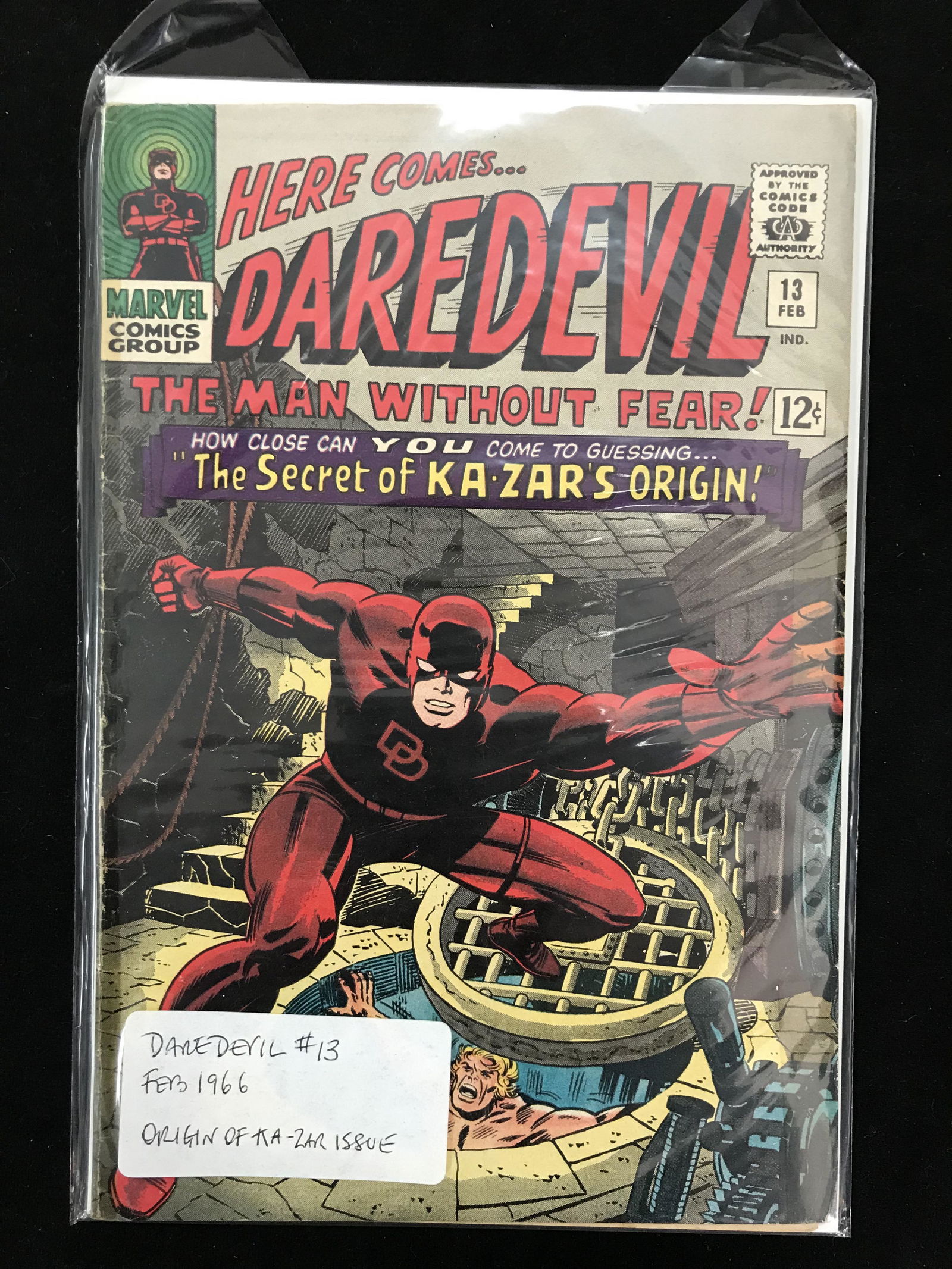 MARVEL COMICS DAREDEVIL NO. 13 (ORIGIN OF KA-ZAR) (1 of 1)