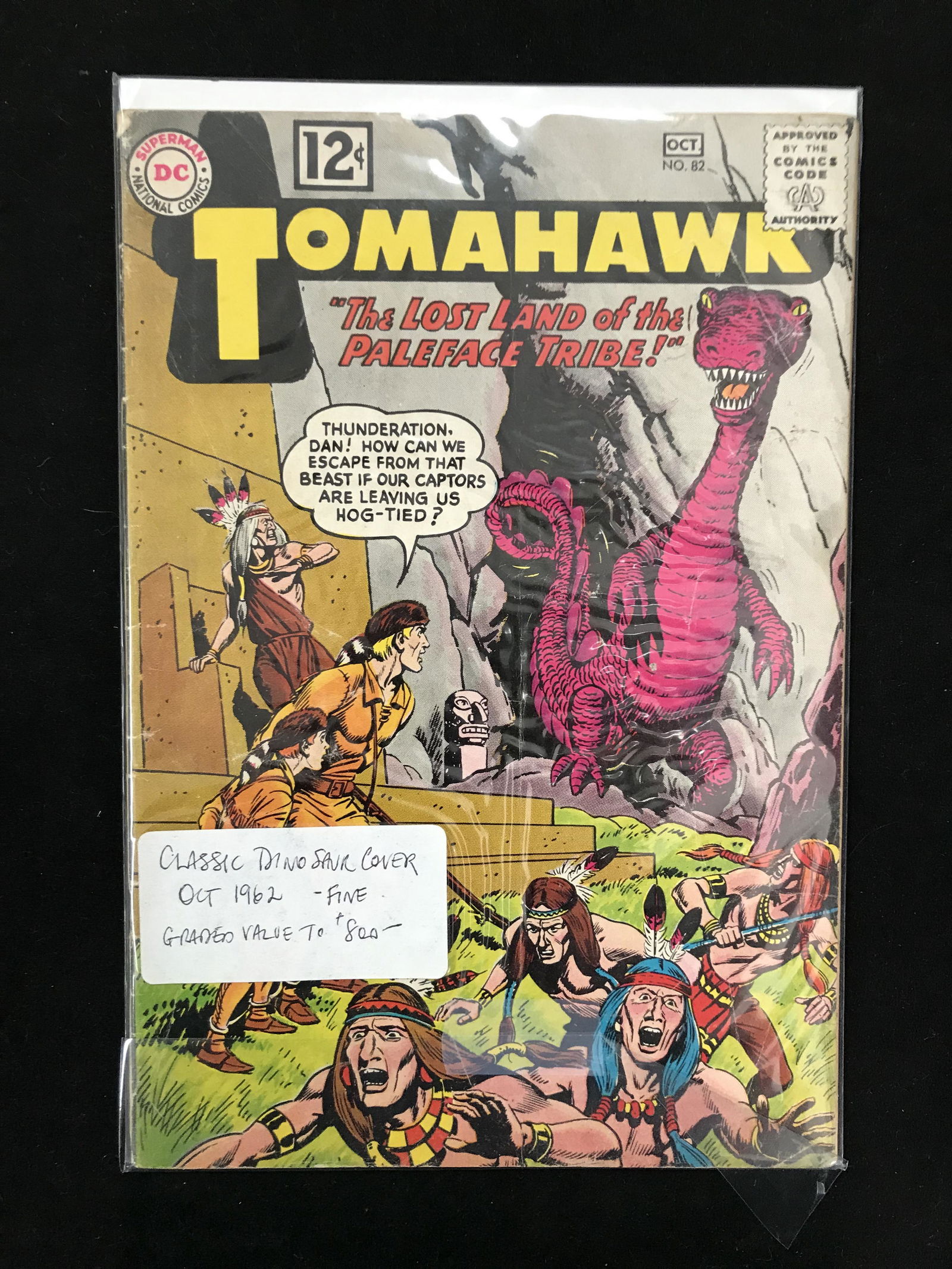 DC COMICS TOMAHAWK NO.82 (CLASSIC DINOSAUR COVER) (1 of 1)