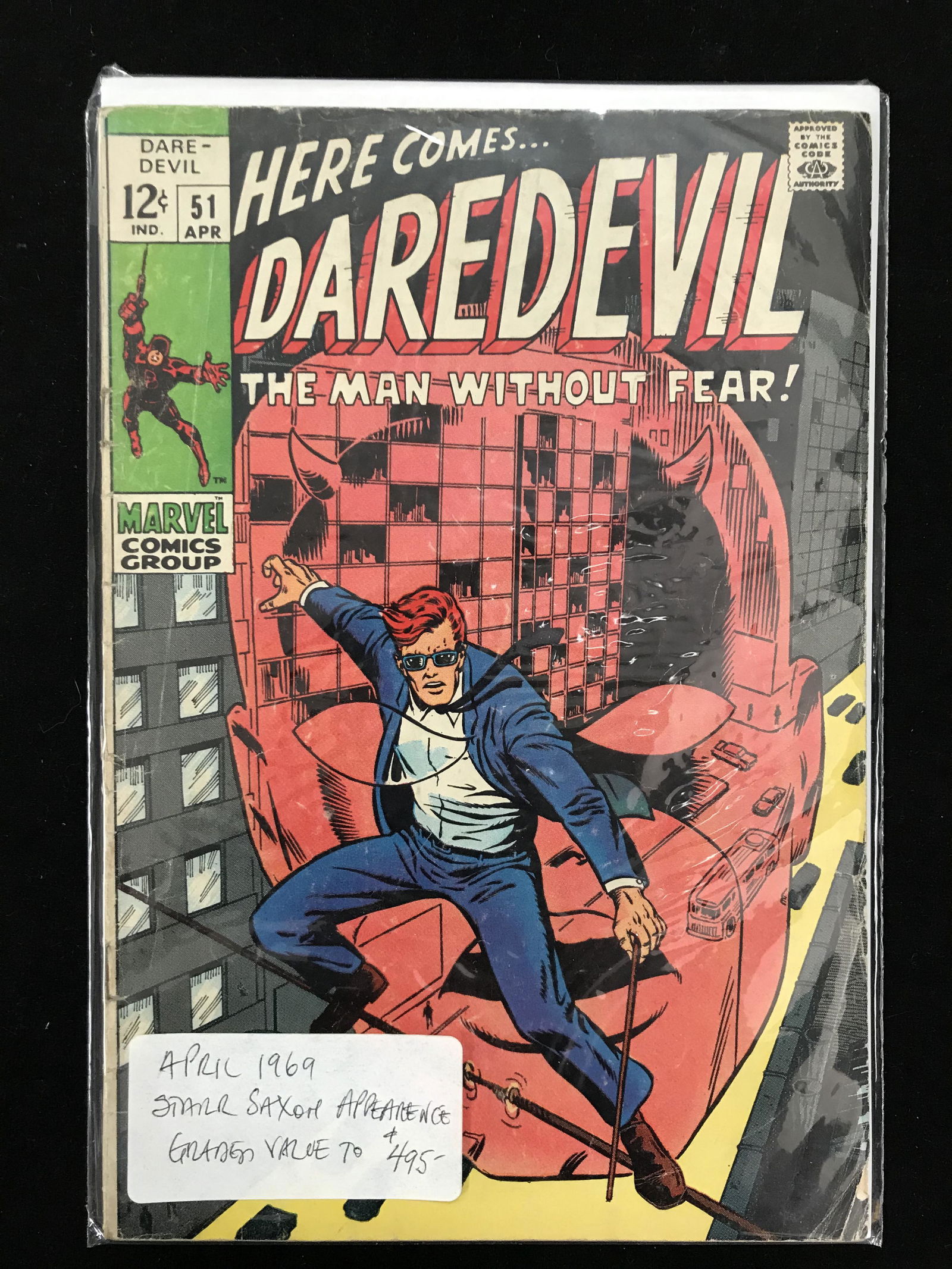 MARVEL COMICS DAREDEVIL NO. 51 (1 of 1)