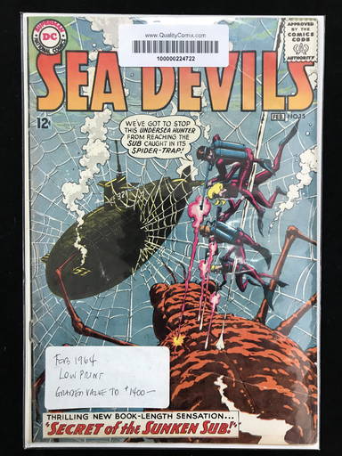 Lot - A group of DC Sea Devils and Showcase comics