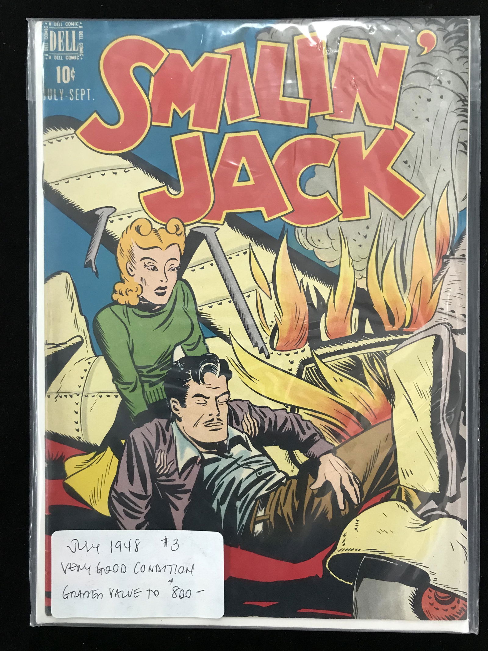 DELL COMICS SMILIN' JACK NO.3 (VERY GOOD CONDITION) (1 of 1)
