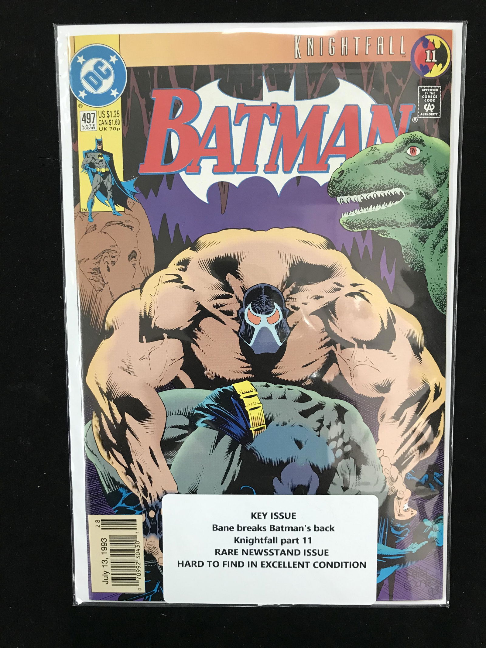 DC COMICS BATMAN NO. 497 (KEY RARE NEWSSTAND ISSUE) (1 of 1)