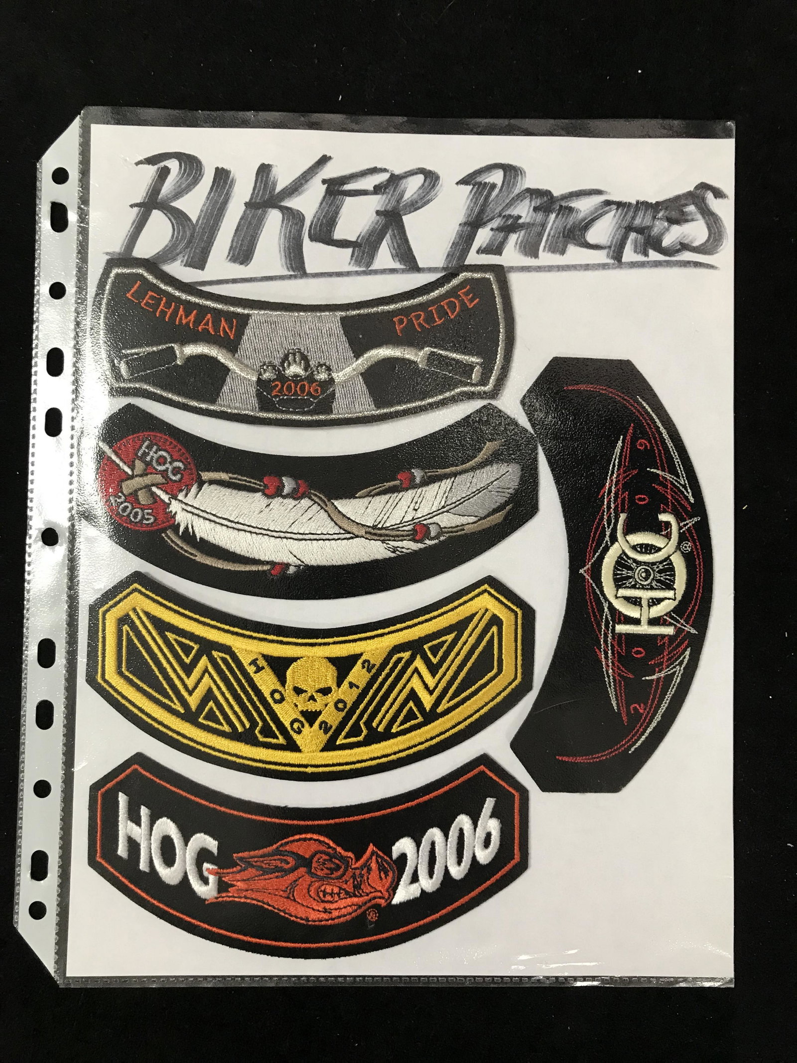 LOT OF BIKER PATCHES: LOT OF BIKER PATCHES