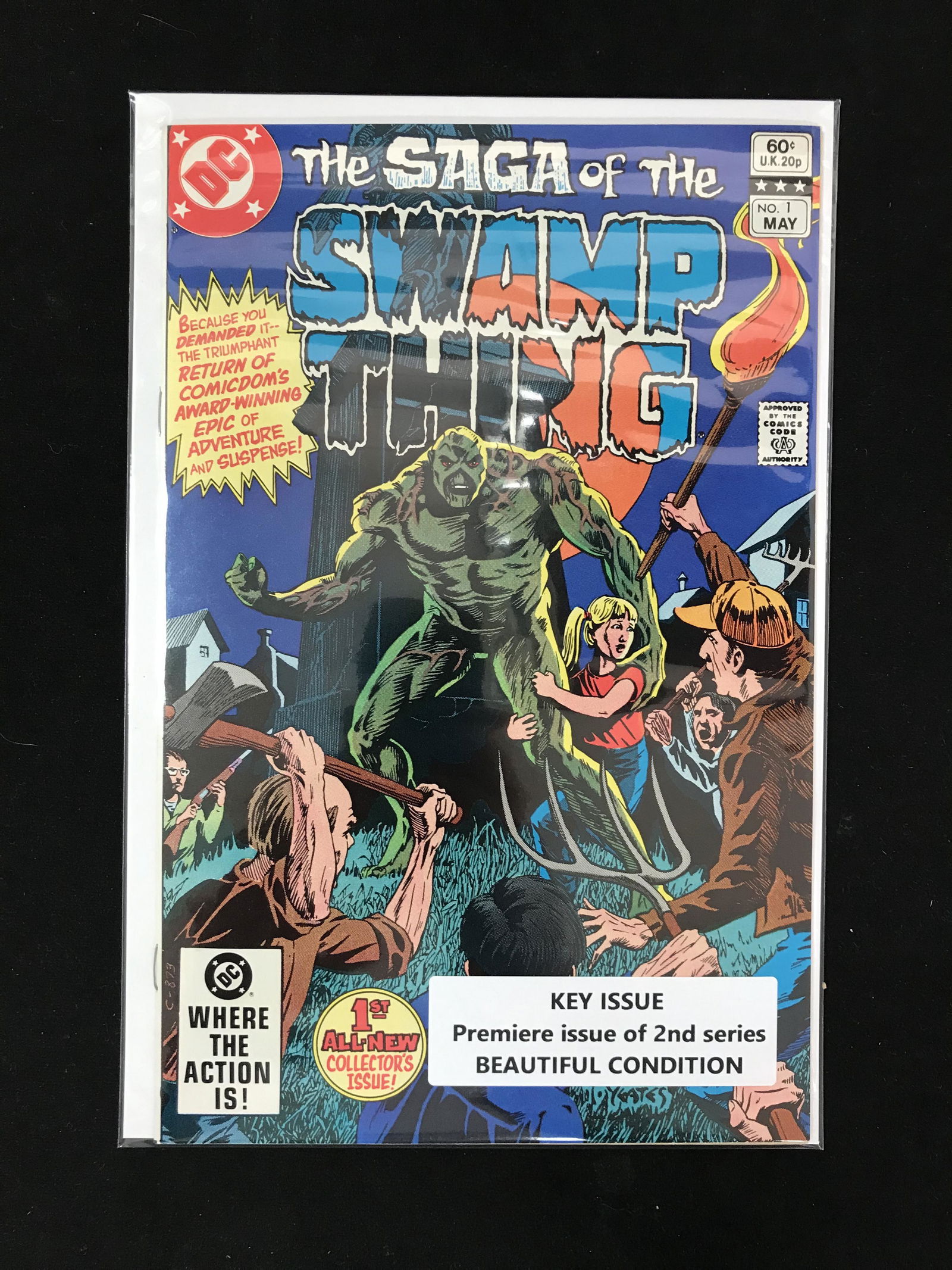 DC COMICS SWAMP THING NO.1 (PREMIERE ISSUE OF 2ND SERIES) (1 of 1)