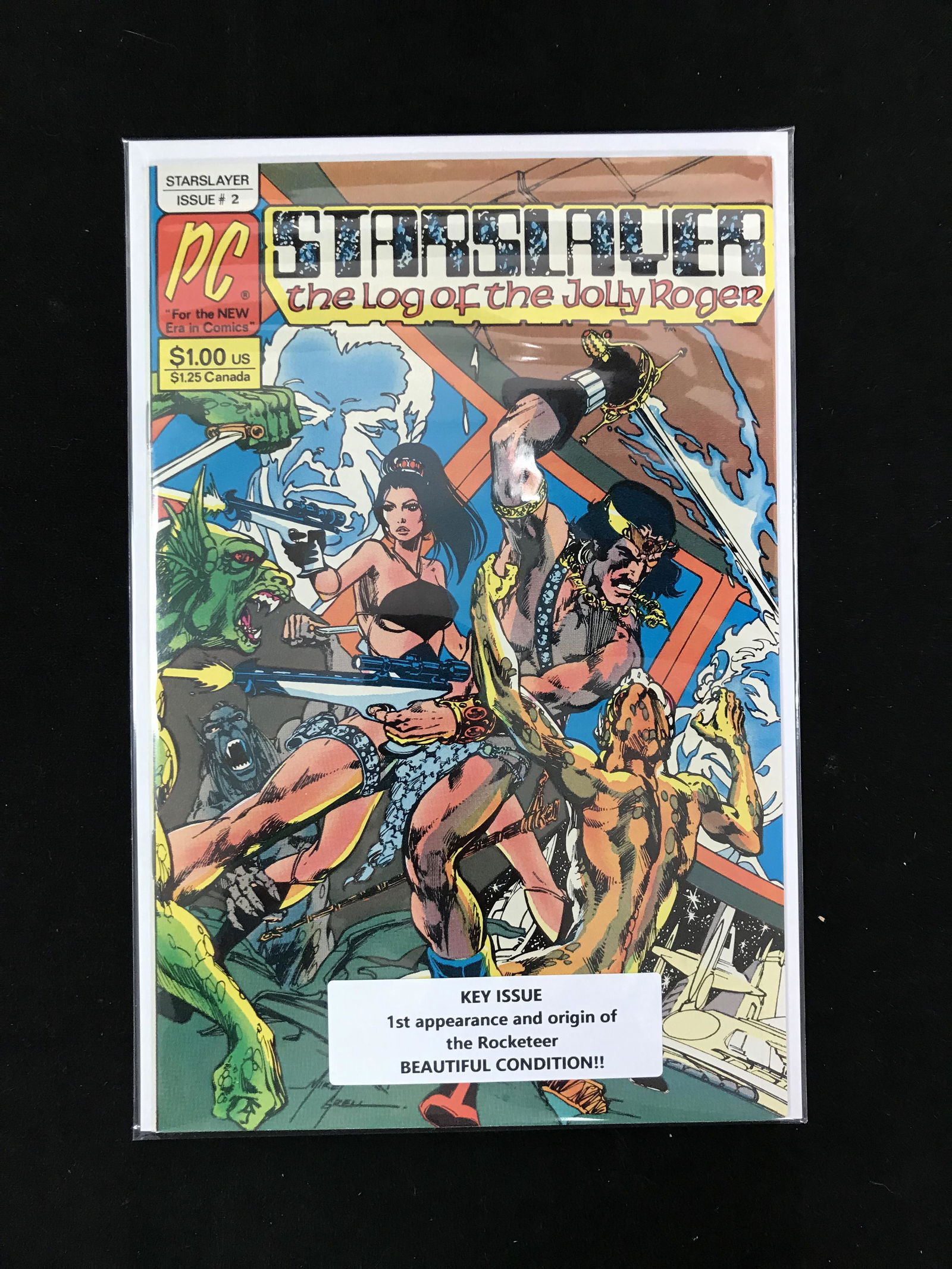 PC COMICS STARSLAYER NO.2 (1ST APP OF THE ROCKETEER) (1 of 1)