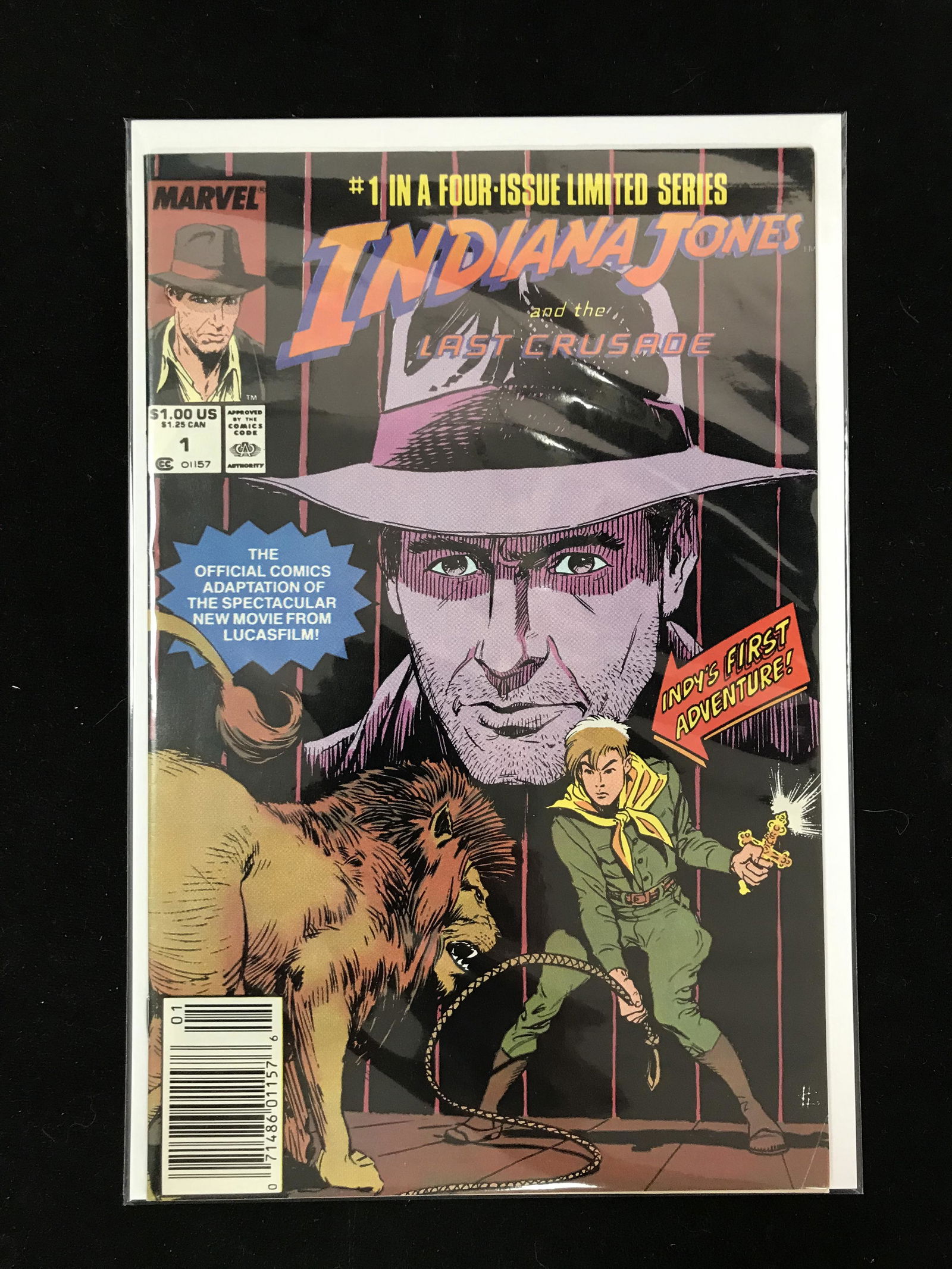 MARVEL COMICS INDIANA JONES NO.1 (1 of 1)