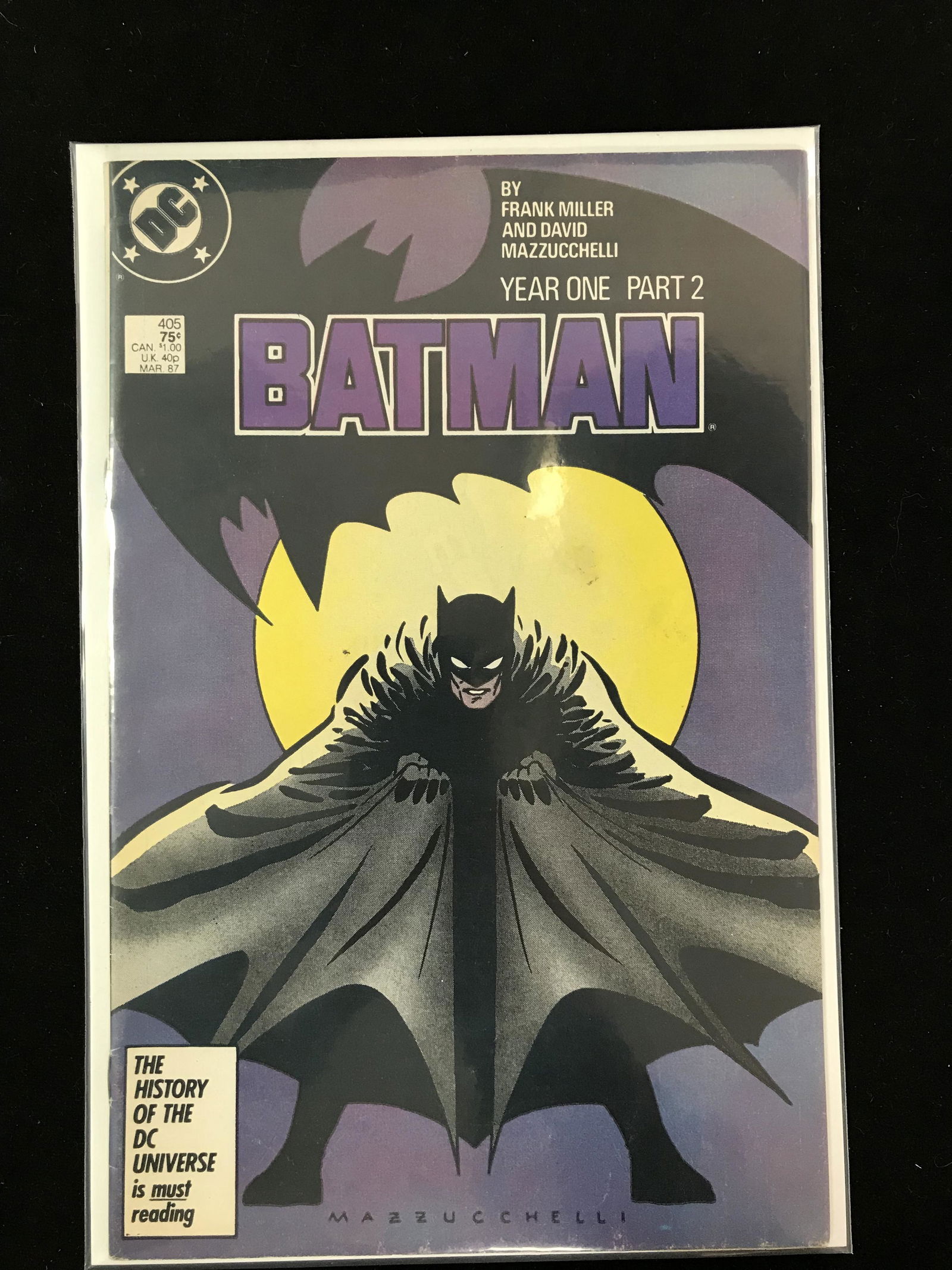DC COMICS BATMAN YEAR ONE NO. 405 (1 of 1)
