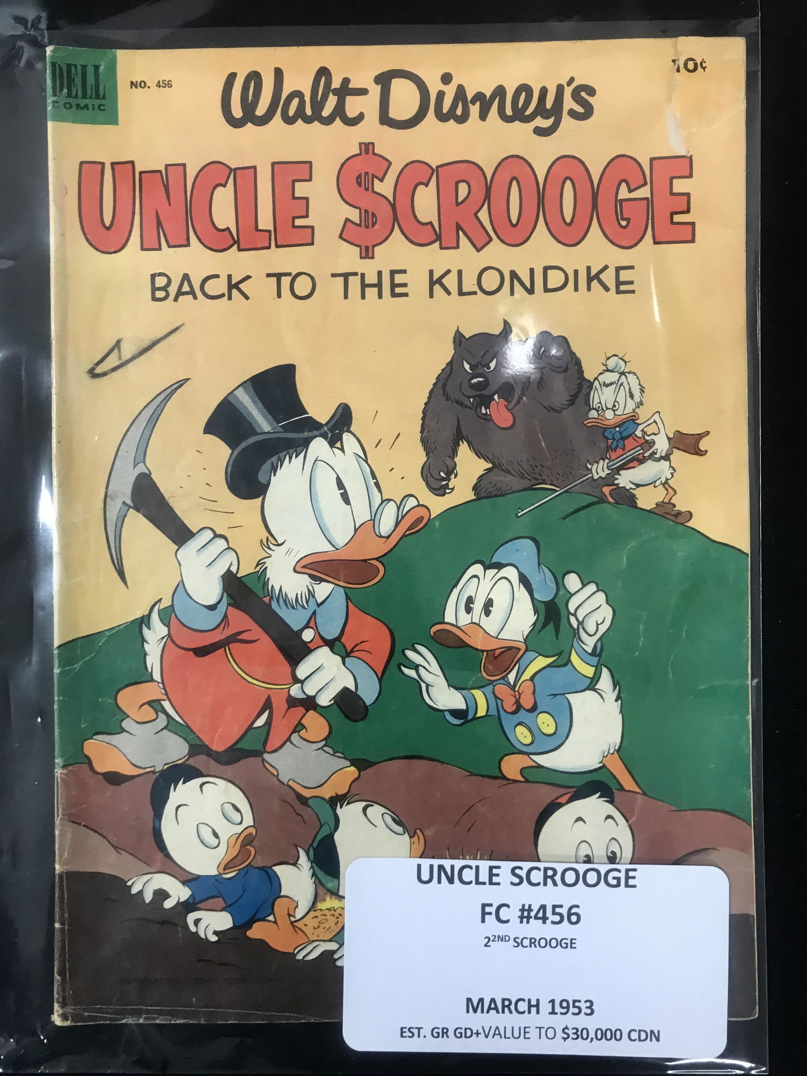 WALT DISNEY'S  UNCLE SCROOGE #456 (DELL  COMICS) (1 of 1)