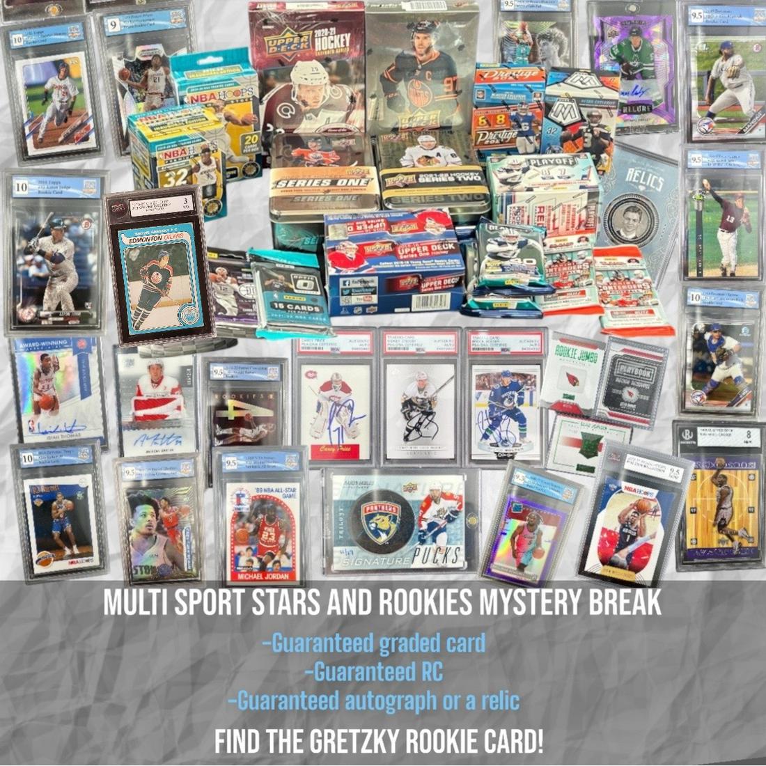 LTD. SERIES 100 MEGA BOX BREAK FIND THE GRETZKY RC!!!: This is not a series to miss! Ltd. To 100 boxes all will be sold here and open live on our instagram account Saturday March 5th at 4pm pst. Lot of givaways just for watching @greatcanadiansportsgroup