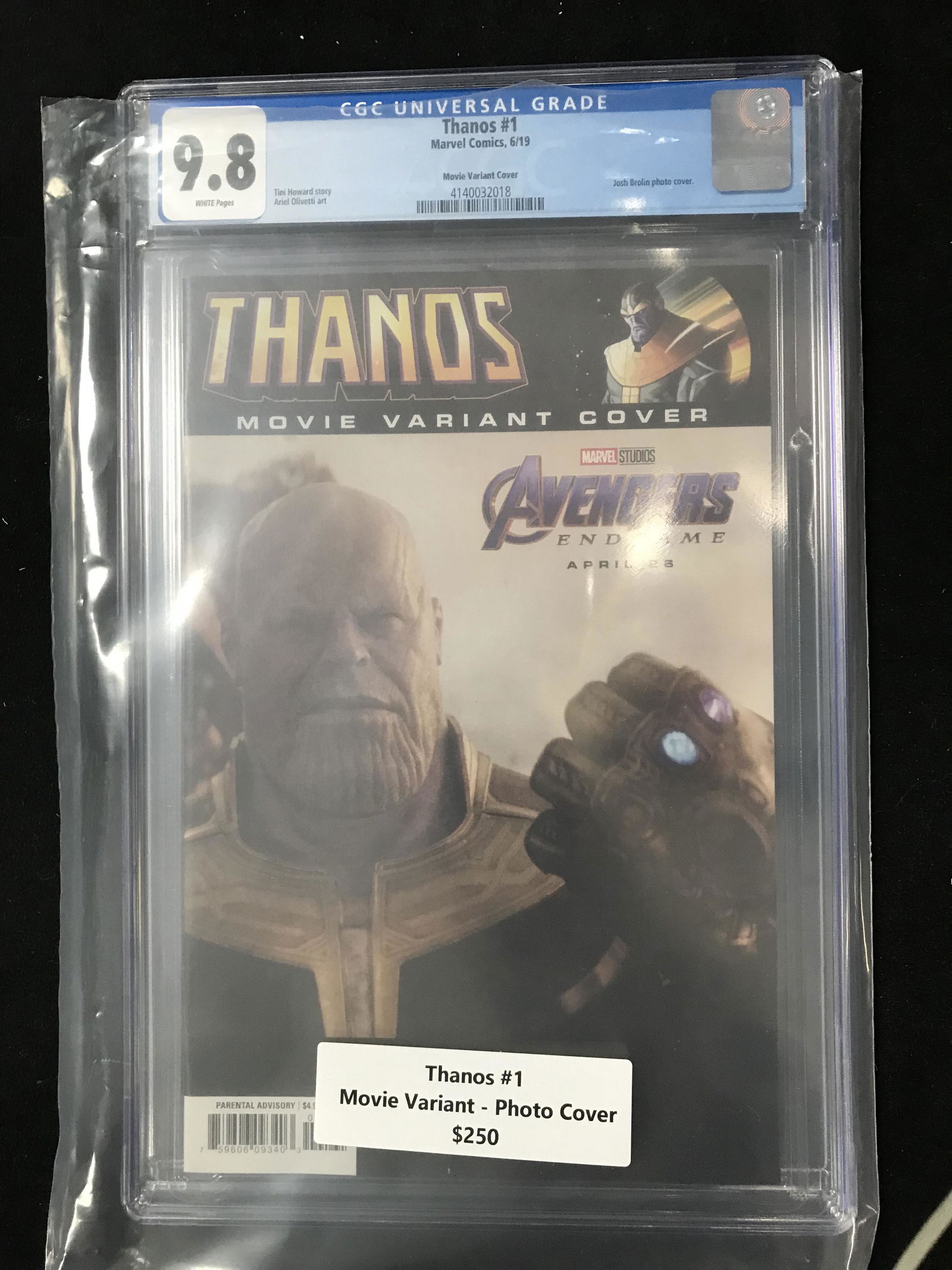 THANOS #1  CGC GRADED 9.8 (MARVEL COMICS) (1 of 1)