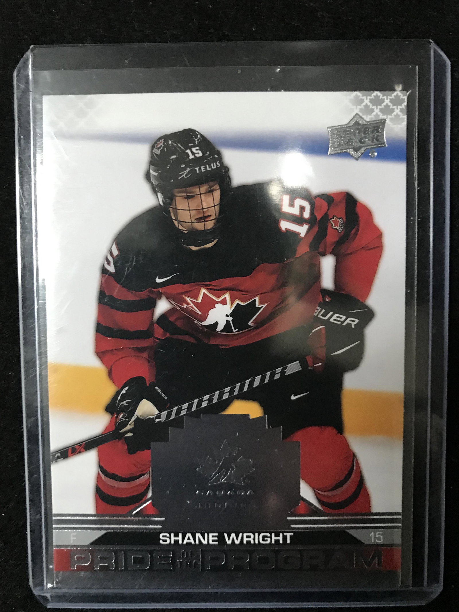 2022 UD TEAM CANADA JUNIORS SHANE WRIGHT NO. 74: 1