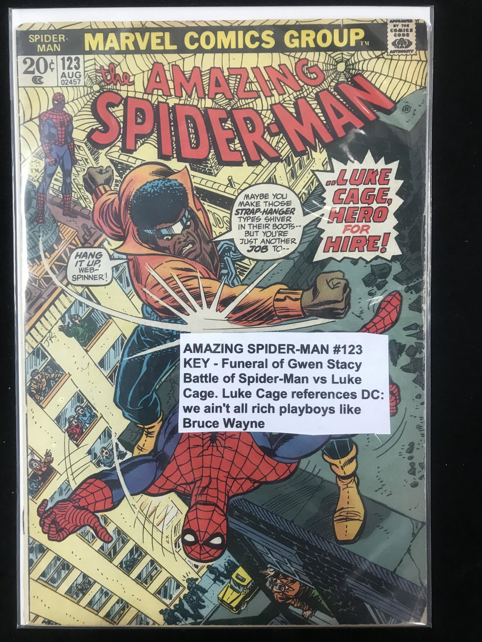 The AMAZING SPIDER-MAN #123 KEY ISSUE MARVEL COMICS: 1